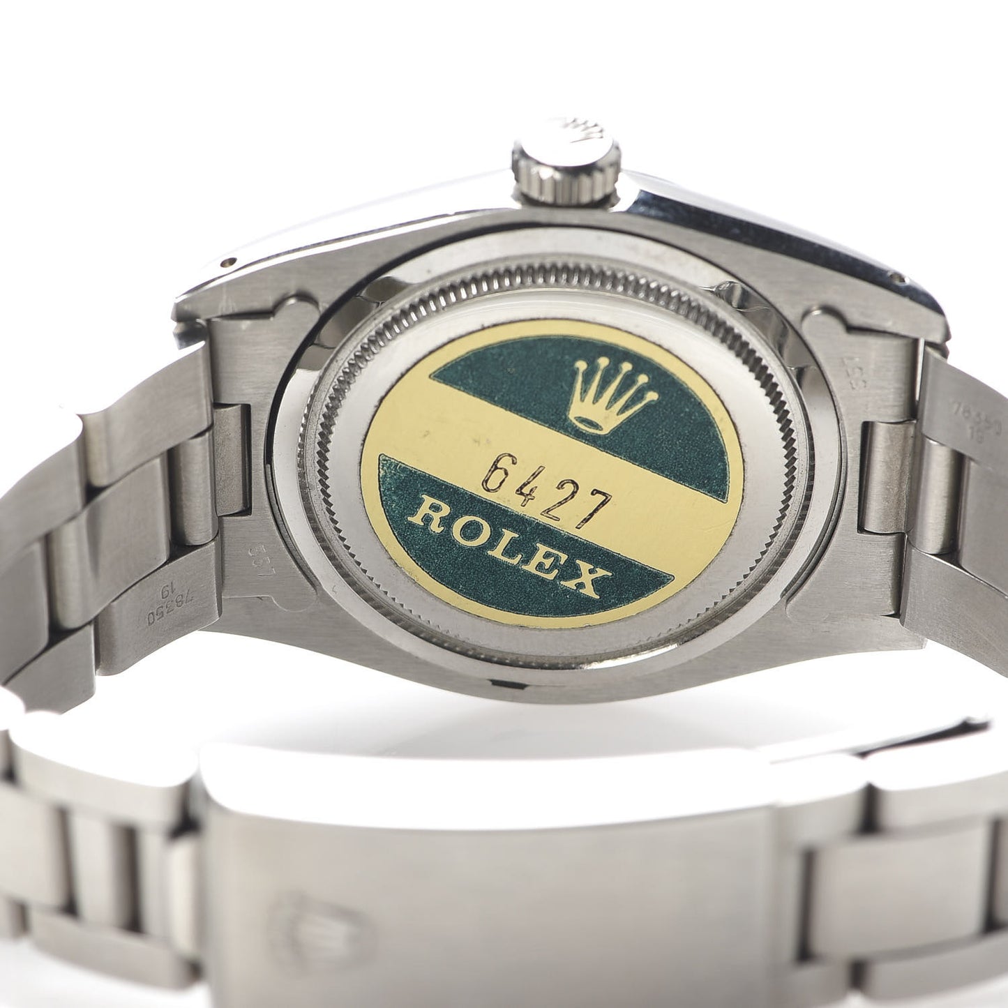 Stainless Steel 34mm Oyster Precision Manual Winding Watch 6427