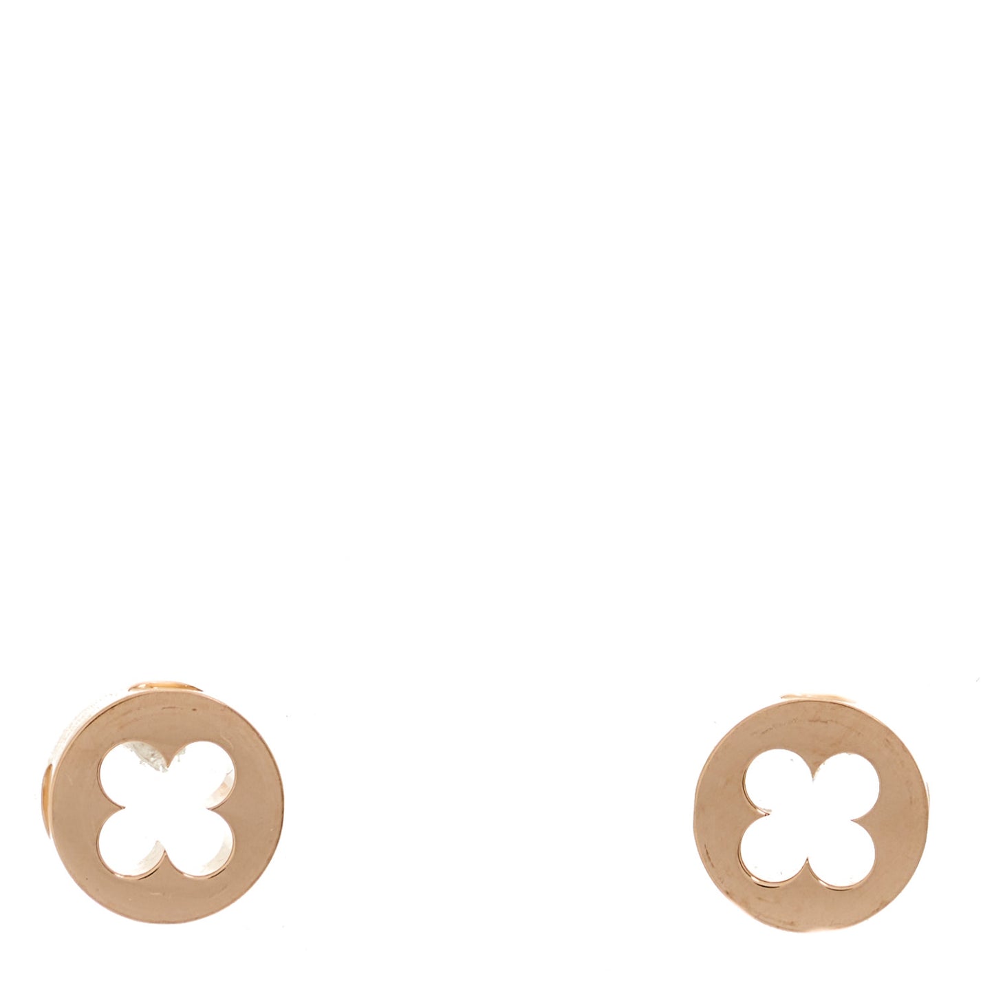 18K Pink Gold Empreinte Ear Studs Earrings