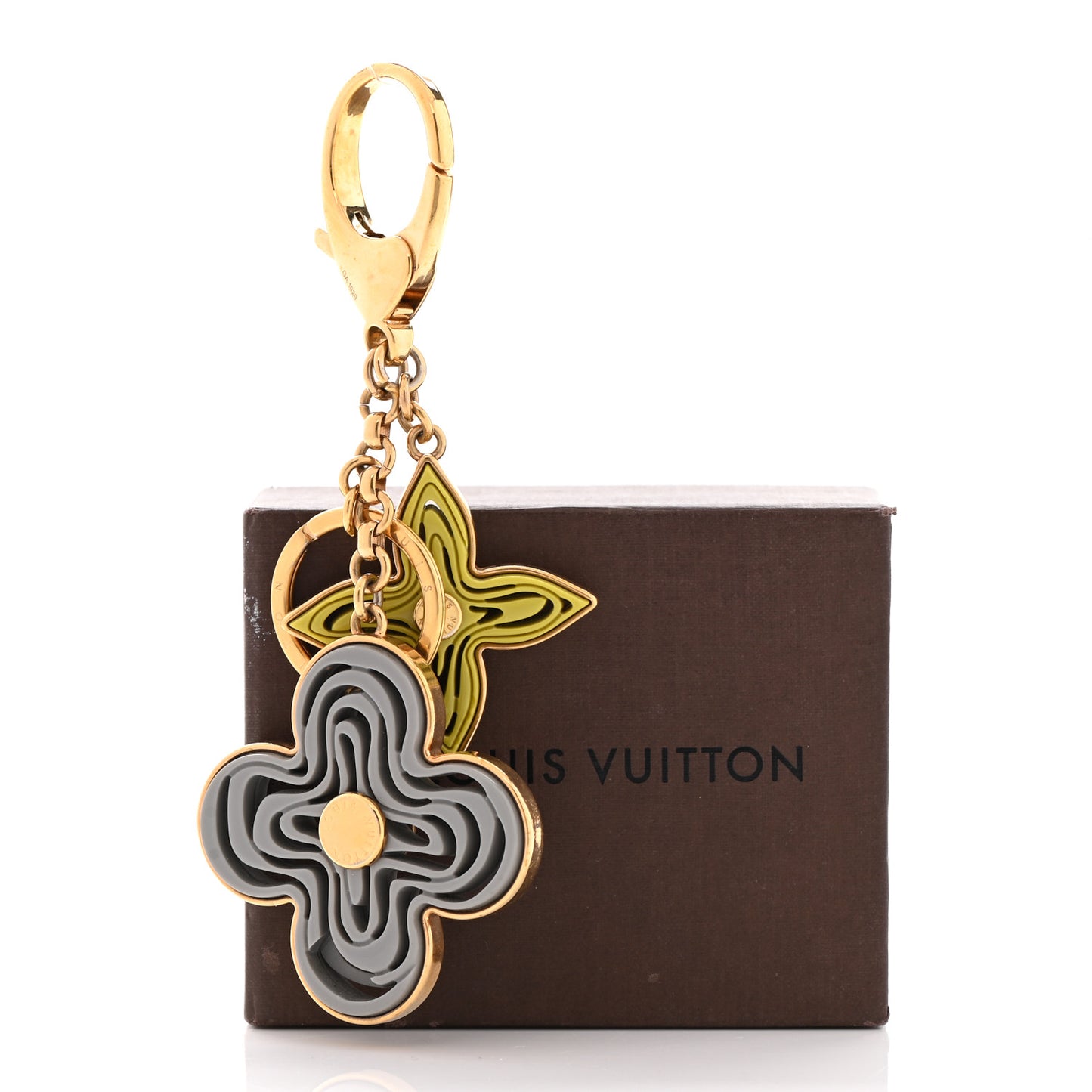 Resin Naif Bag Charm Gris