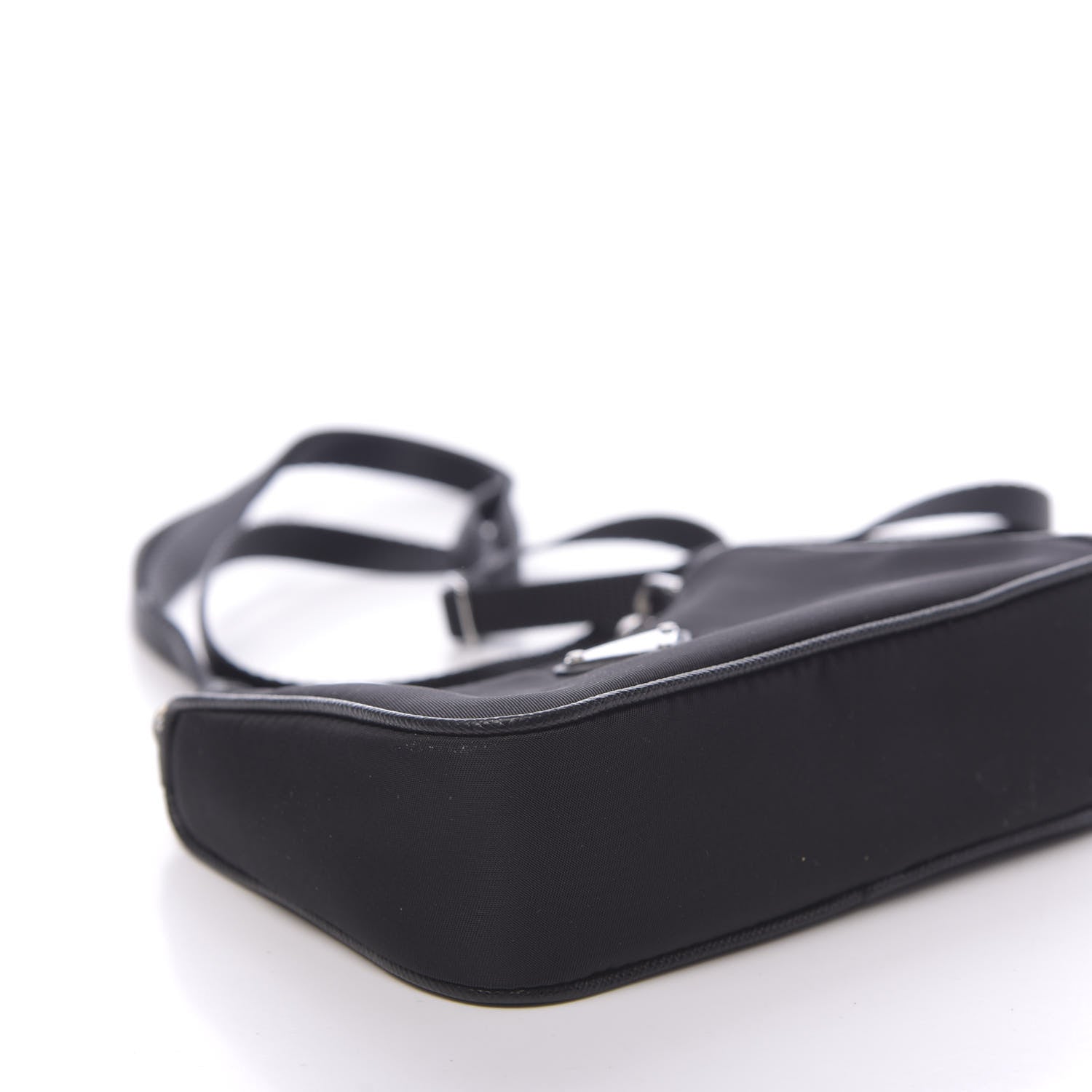 Prada Tessuto Nylon Mini Re-Edition 2000 Shoulder Bag Black 8 of 10