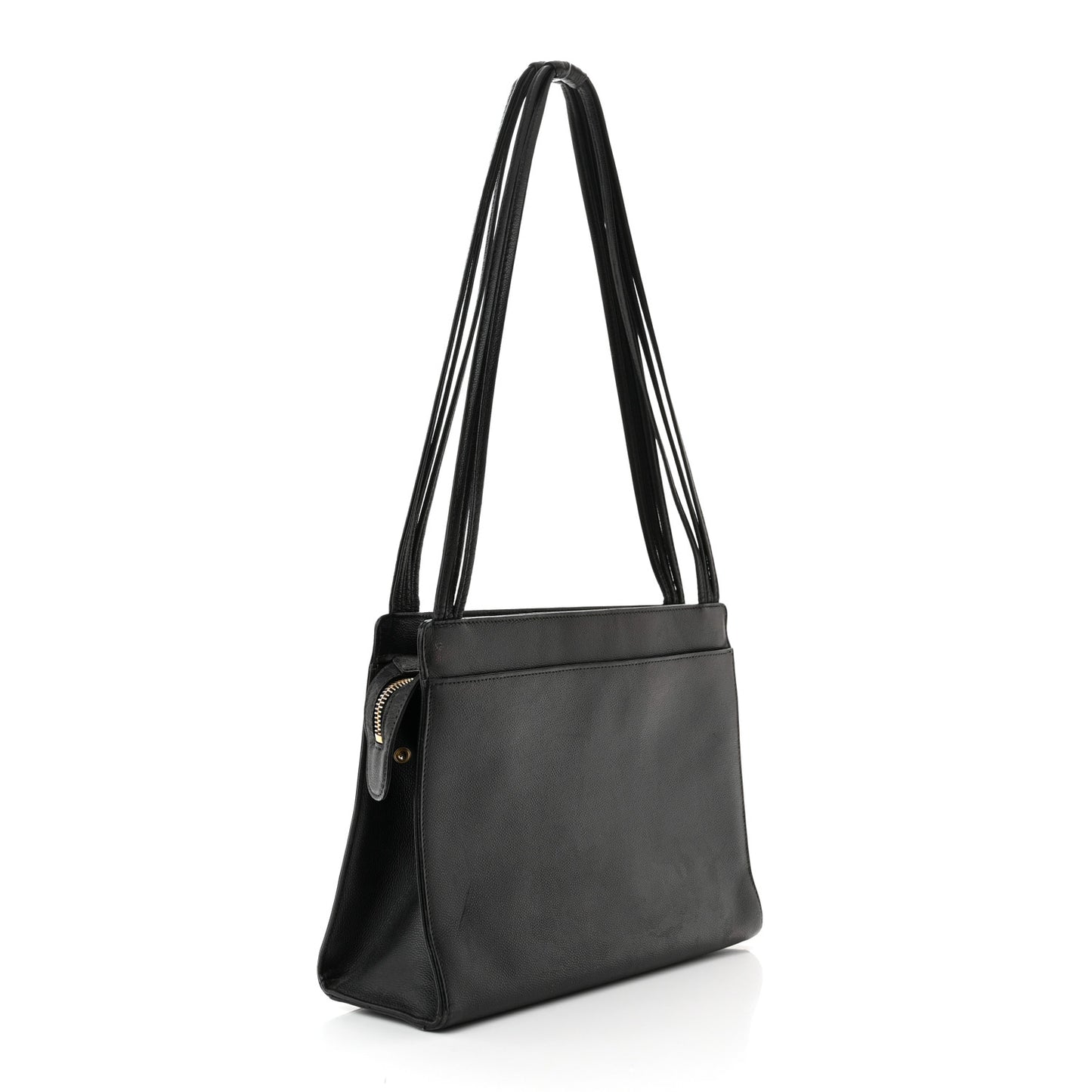 Caviar CC Shoulder Bag Black