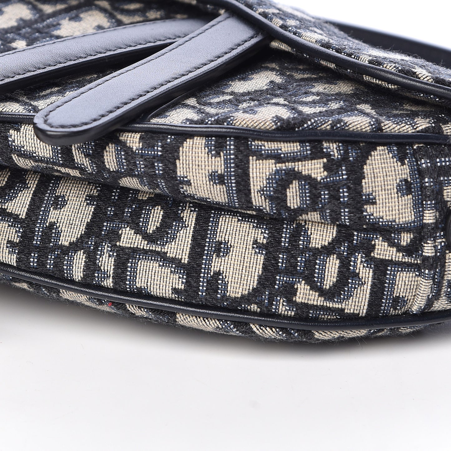 Oblique Mini Saddle Bag Blue