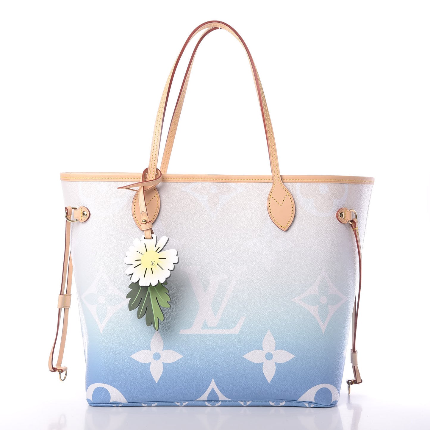 Monogram Giant By The Pool Neverfull MM Blue