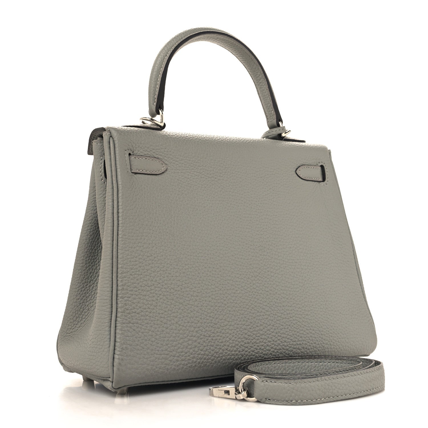 Hermes Togo Kelly Retourne 25 Gris Mouette 3 of 12