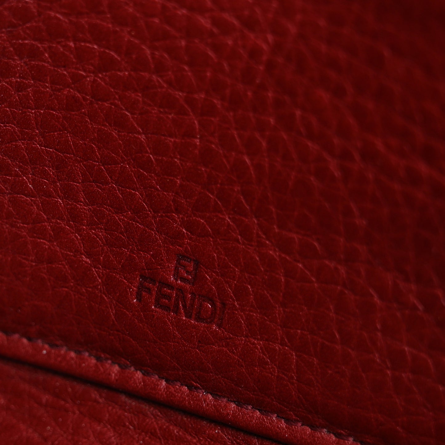 Zucca Zip Around Wallet Red