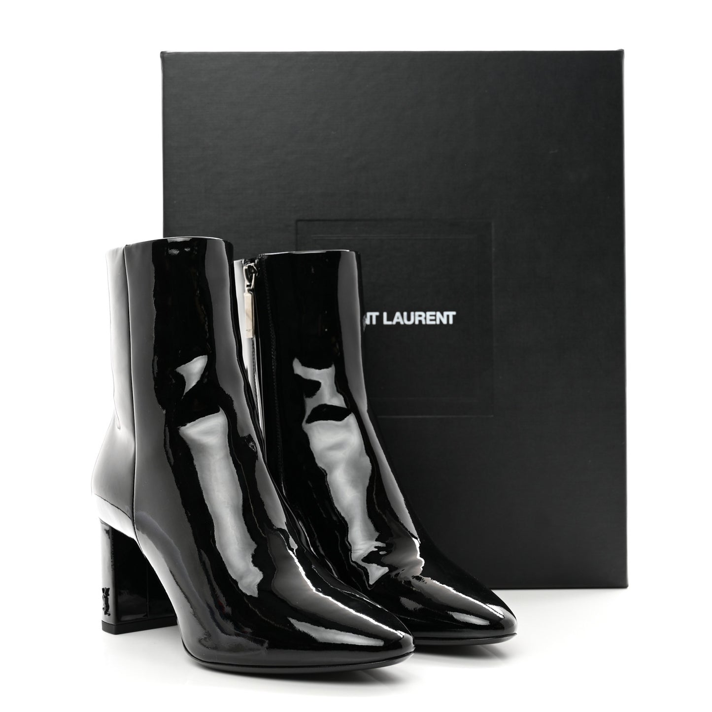 Patent Loulou Booties 36.5 Black