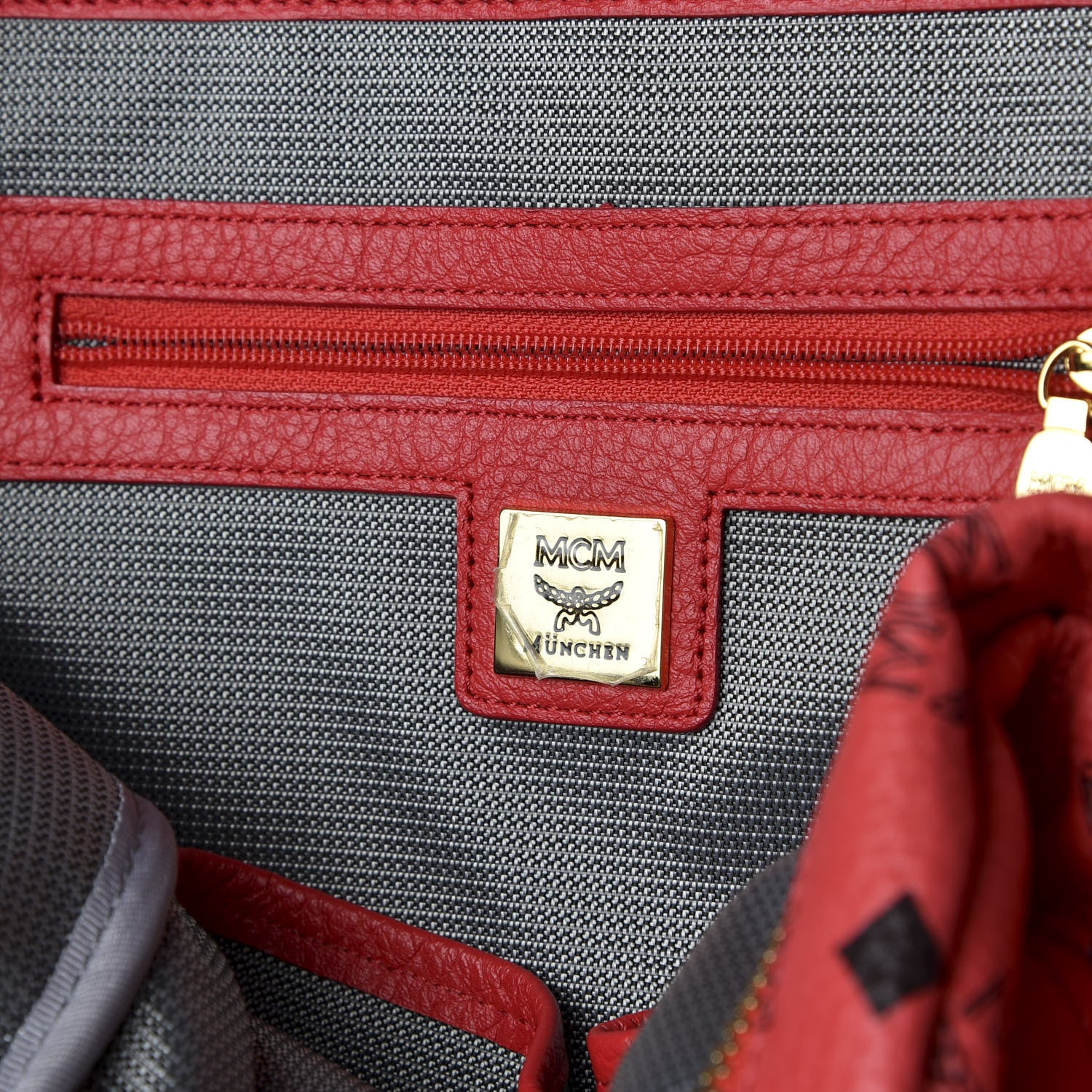 MCM Visetos Side Stud Small Stark Backpack Corail 5 of 10