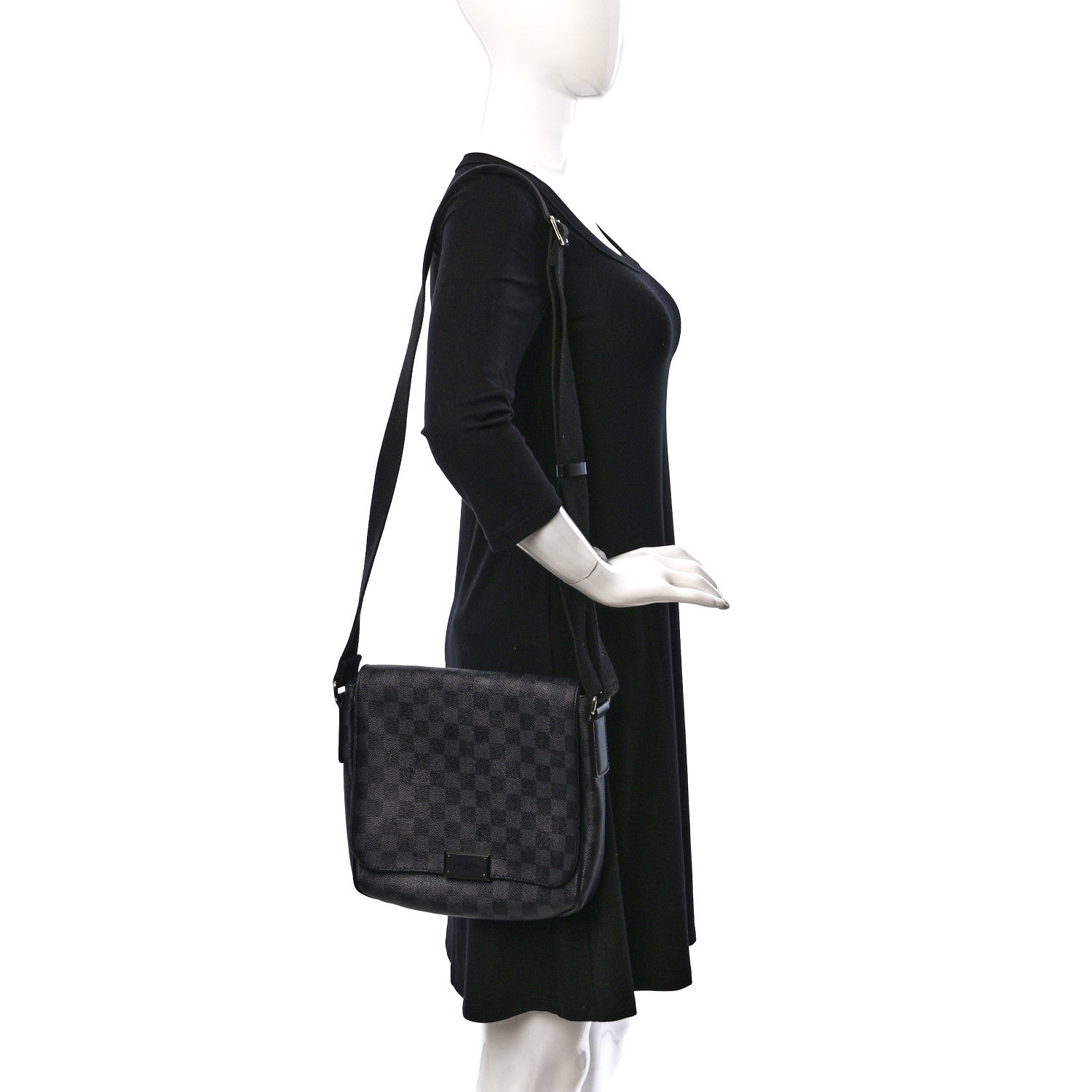 Louis Vuitton Damier Graphite District PM 2 of 8