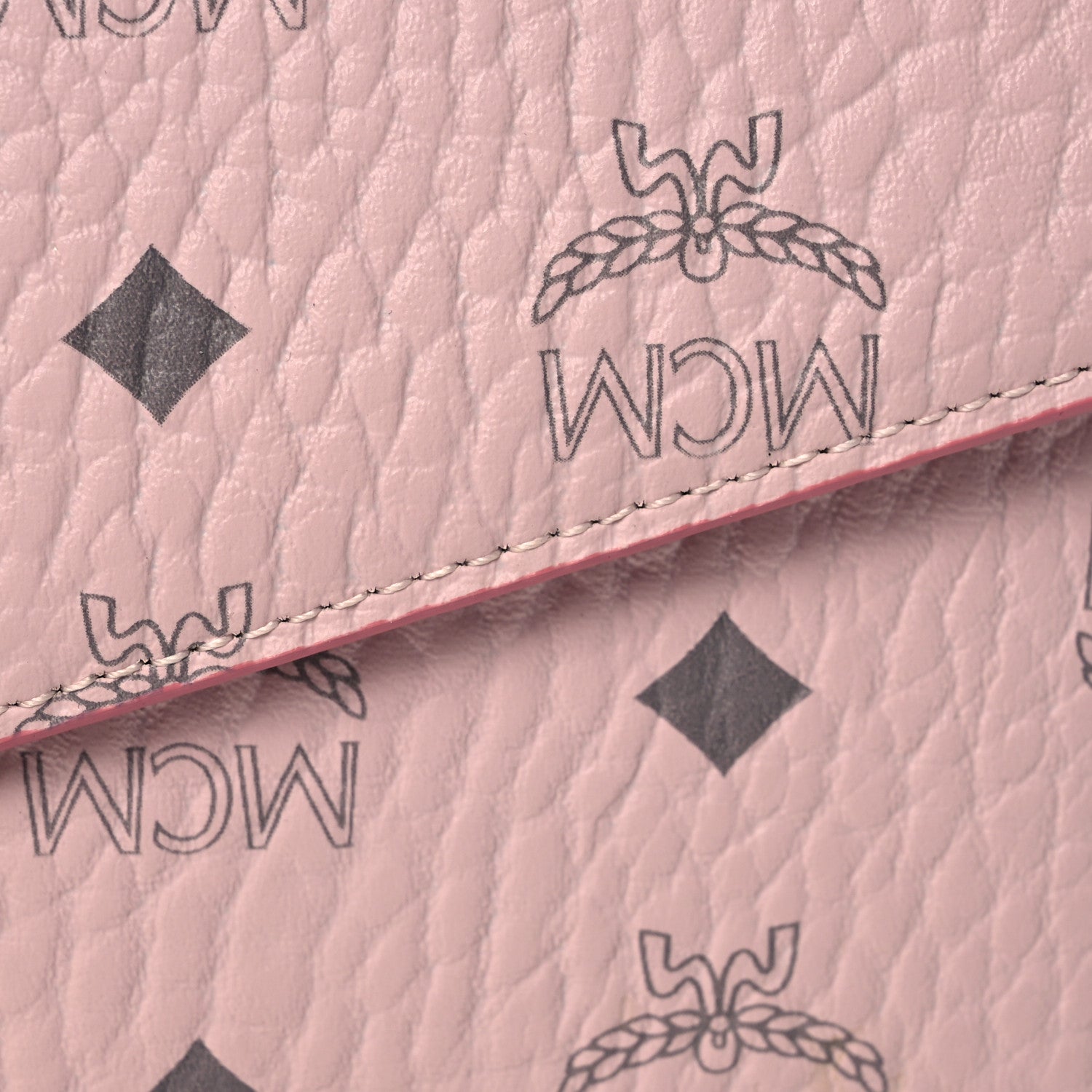 MCM Visetos Medium Patricia Wallet On Chain Soft Pink 9 of 11