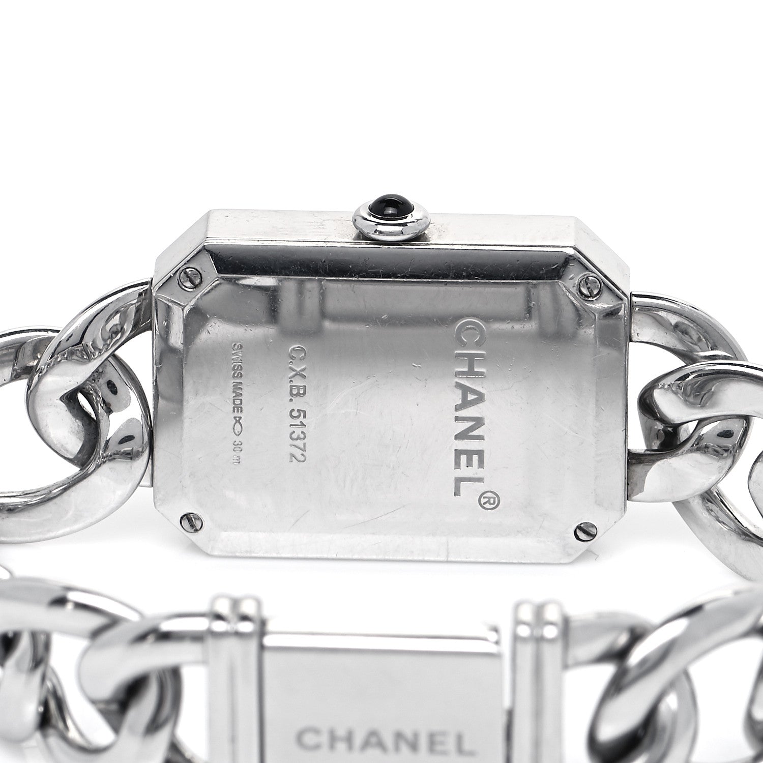 Chanel Stainless Steel Mother of Pearl 20mm Chain Premiere Quartz Watch 4 of 5