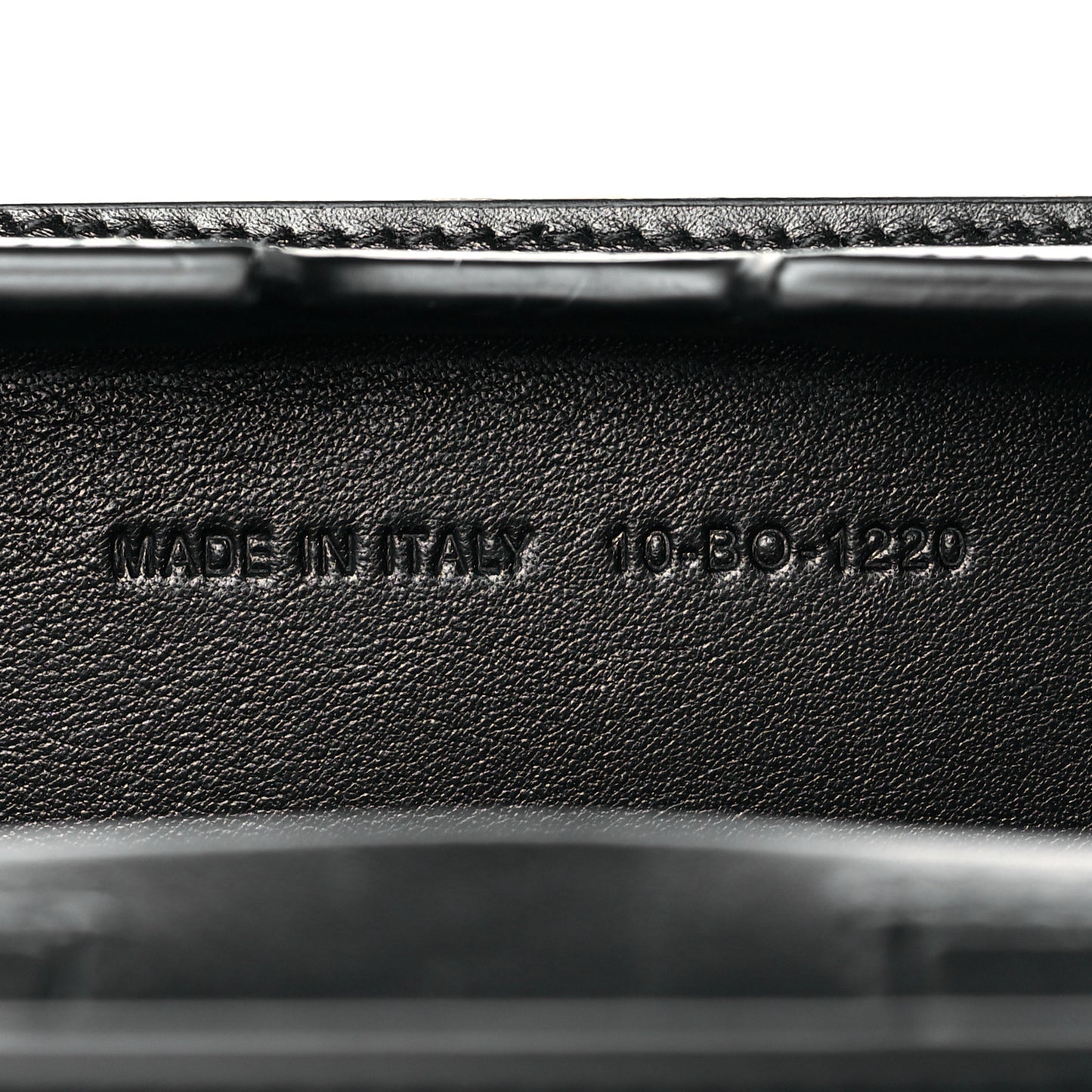 Lambskin Vertical Wallet On Strap Black