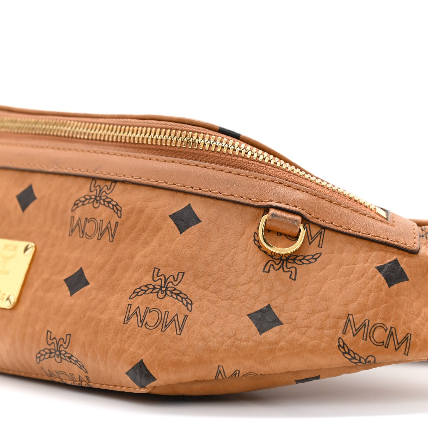 Visetos Small Fusten Belt Bag Cognac