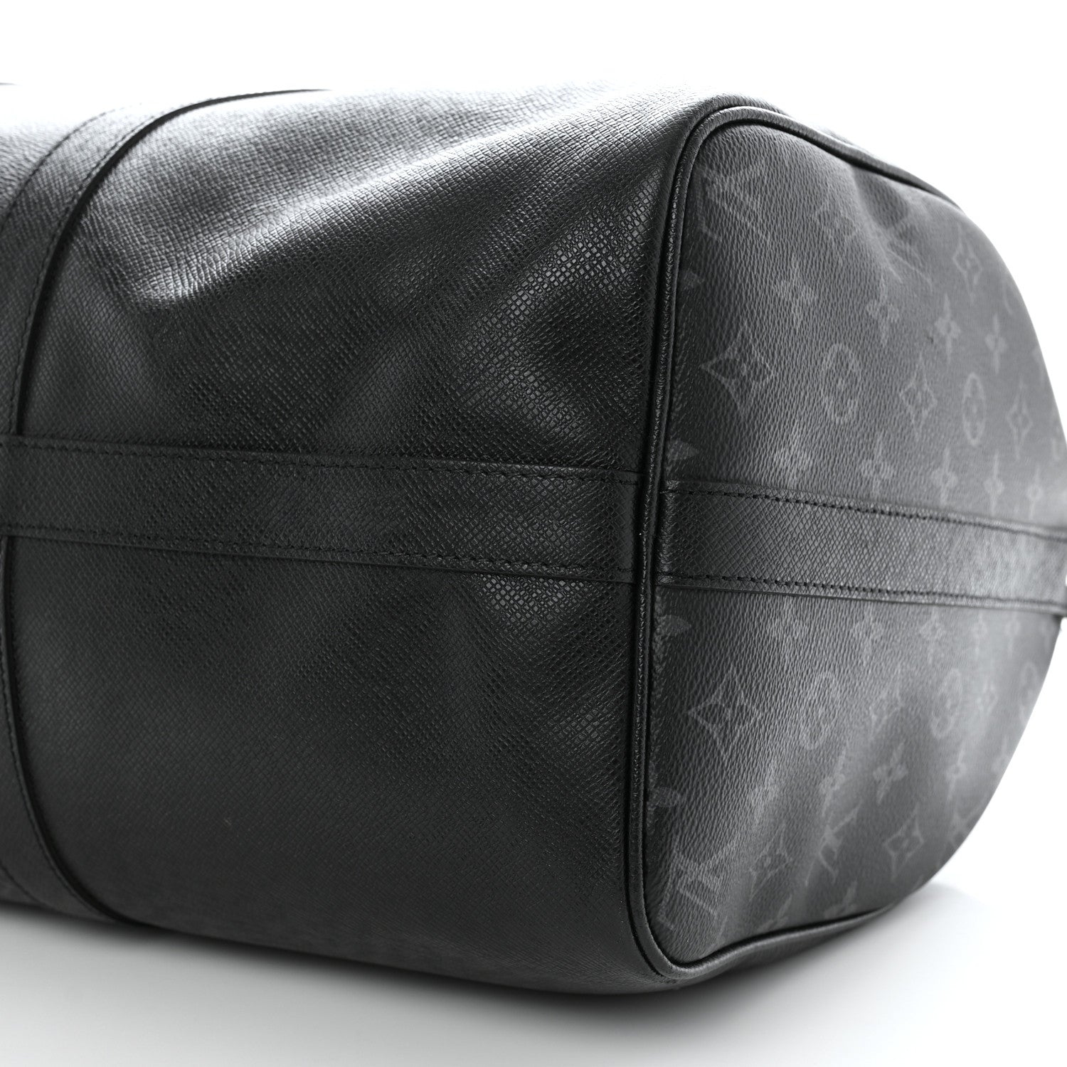 Louis Vuitton Taiga Monogram Eclipse Keepall Bandouliere 50 Black 8 of 8