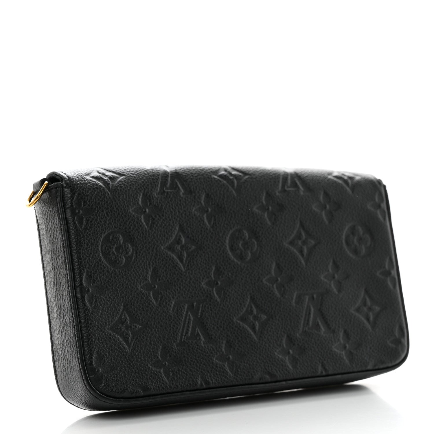 Louis Vuitton Empreinte Pochette Felicie Chain Wallet Black 4 of 10