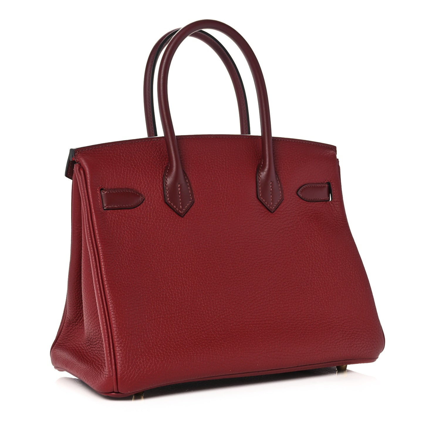 Taurillon Clemence Sombrero Birkin 30 Rouge H