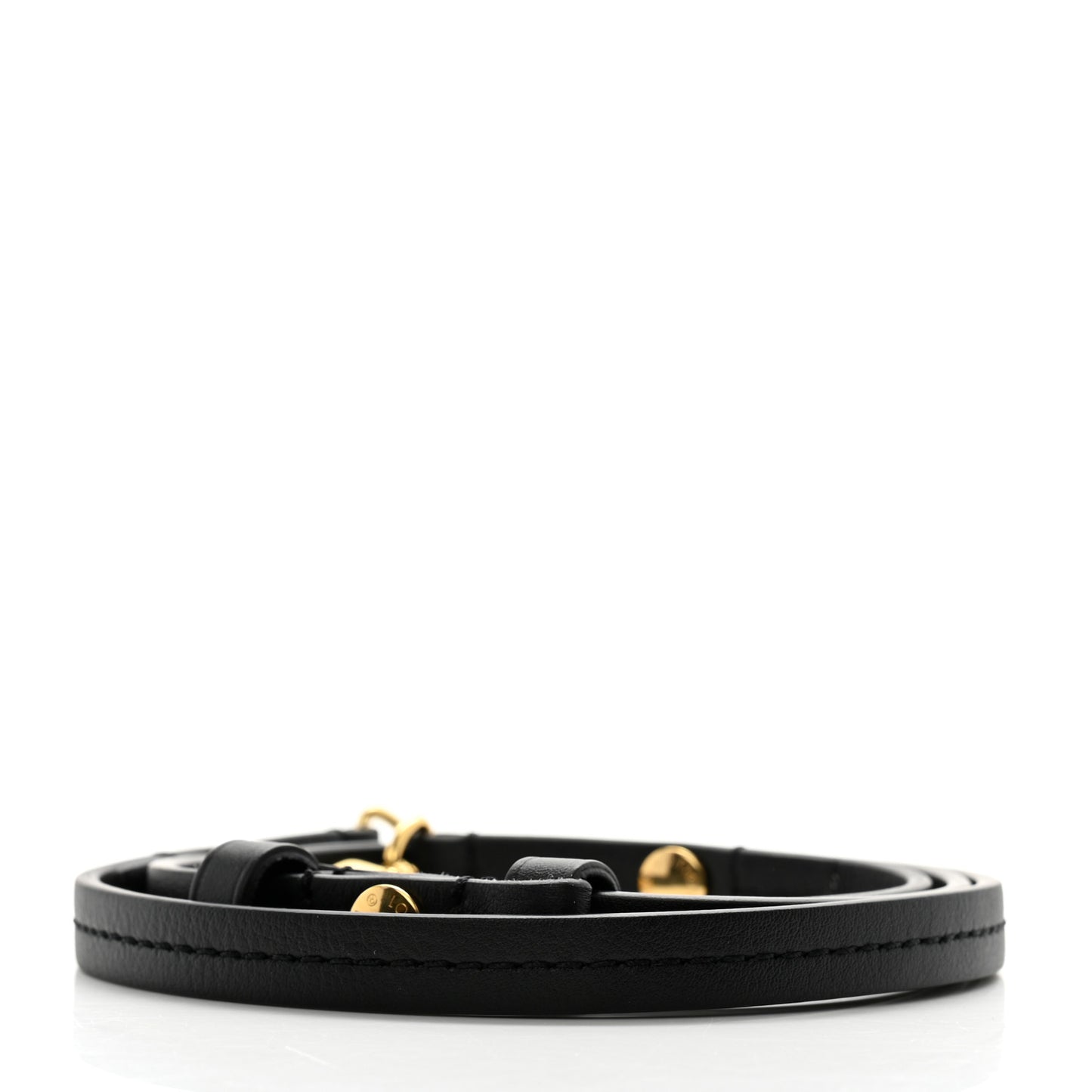 Calfskin 16mm Adjustable Shoulder Strap Black