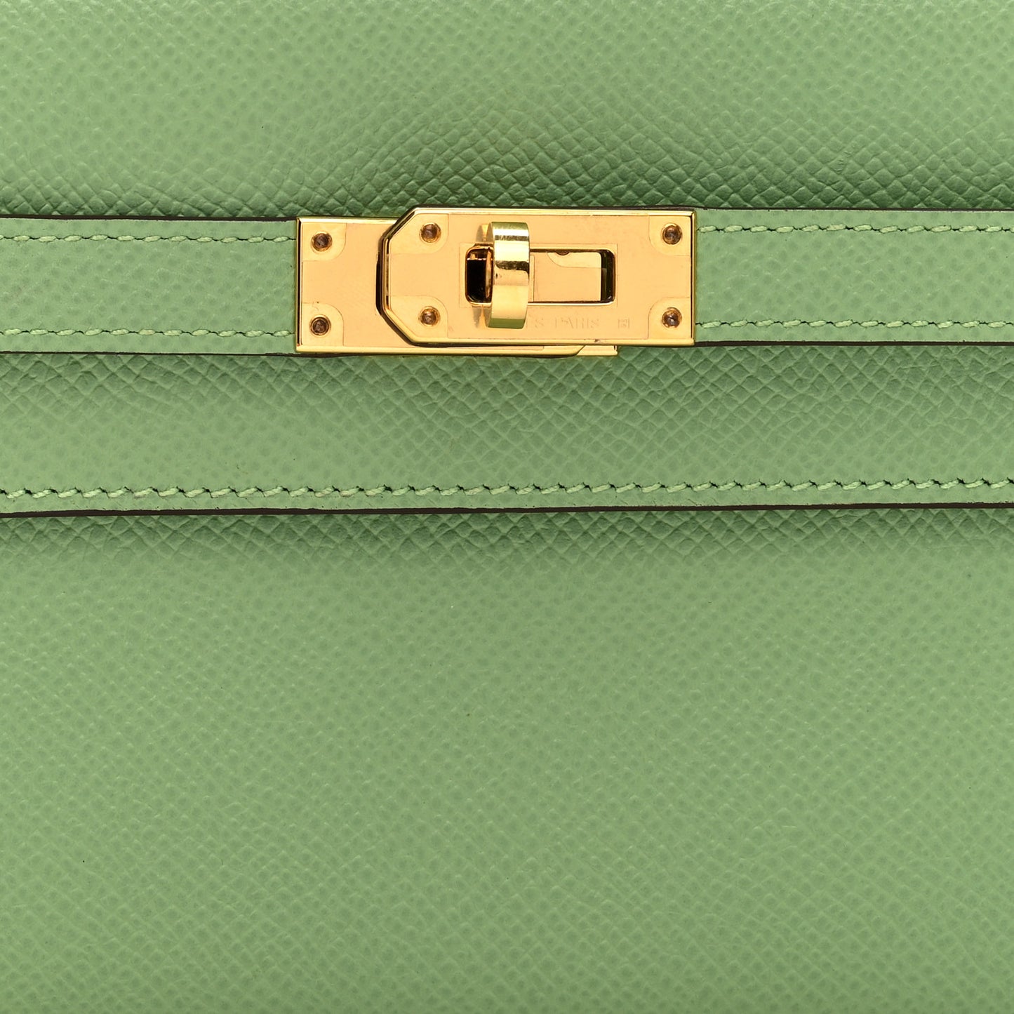 Epsom Verso Kelly Wallet To Go Vert Criquet Bleu Brume