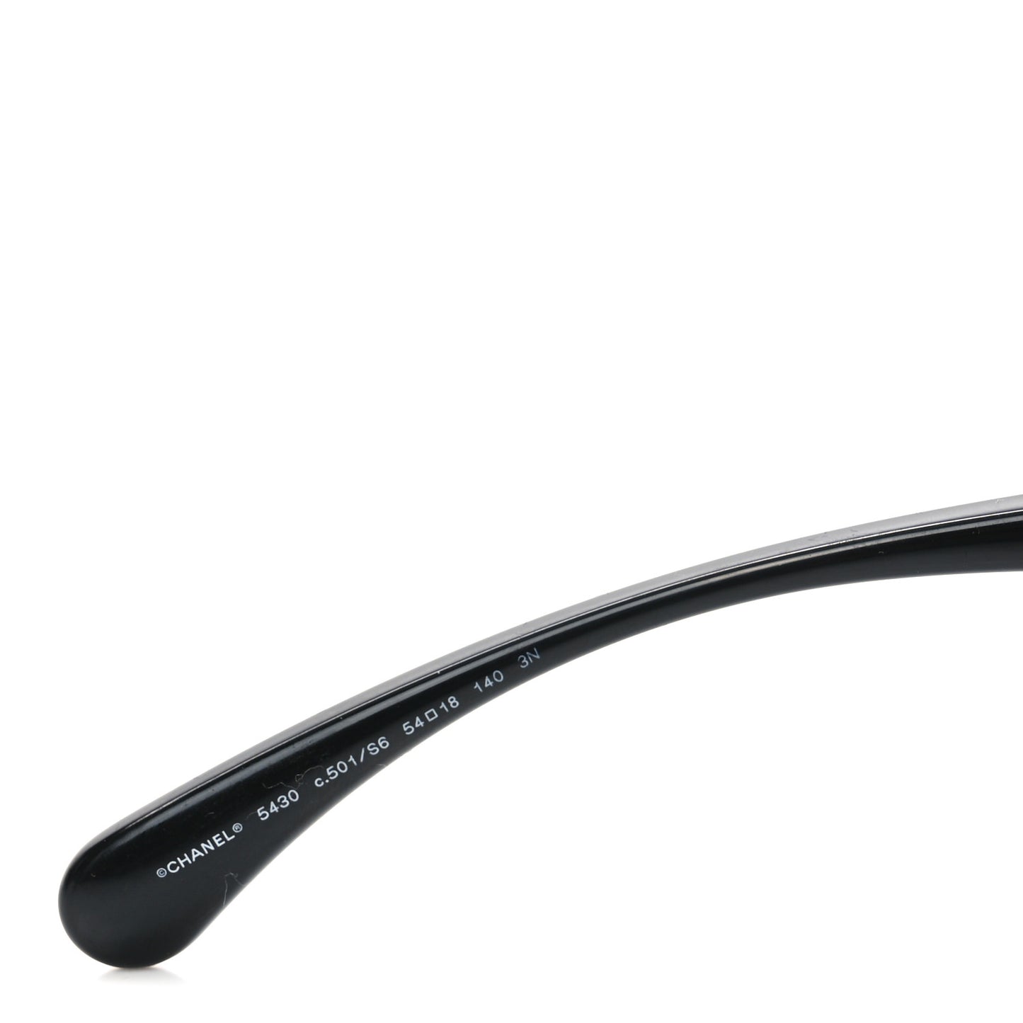 Acetate CC Rectangle Sunglasses 5430 Black