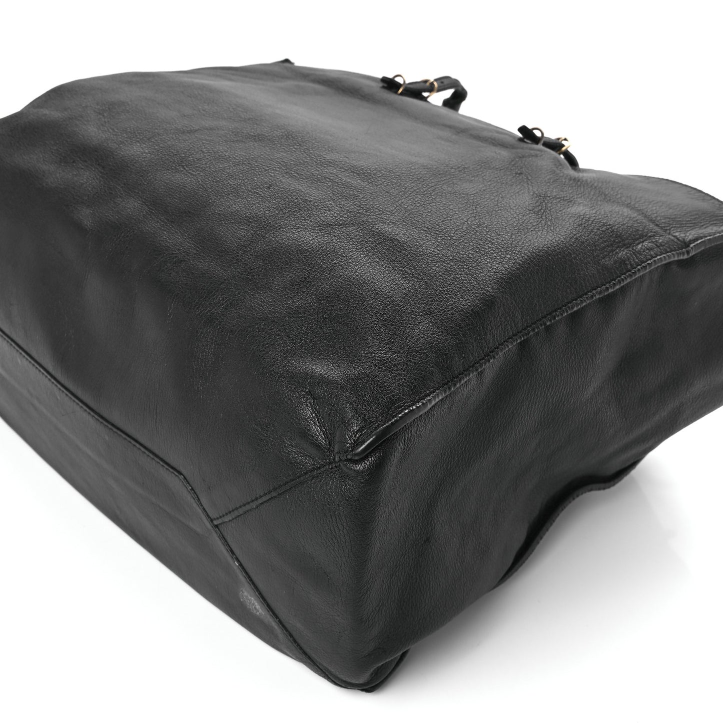 Supple Calfskin Papier A4 Tote Black