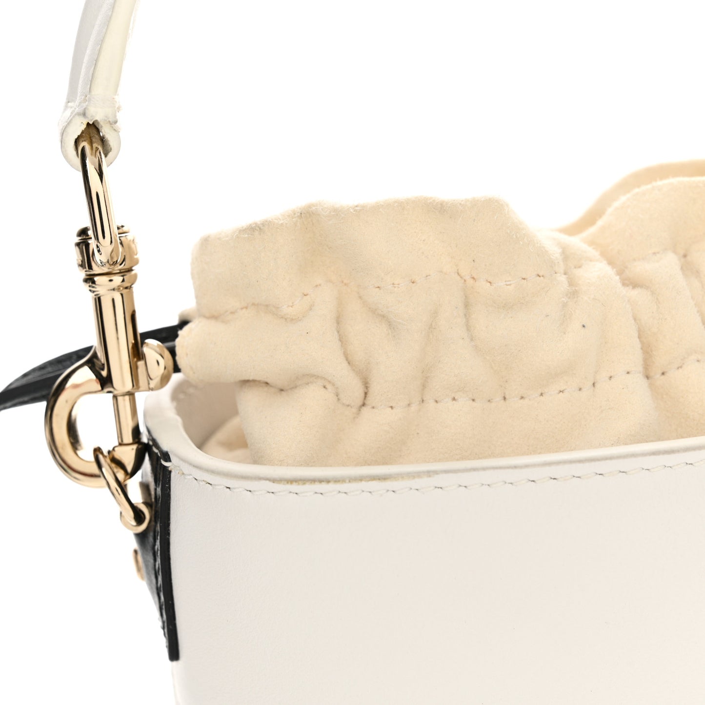 Calfskin Micro Dior Vibe Bucket White Blue