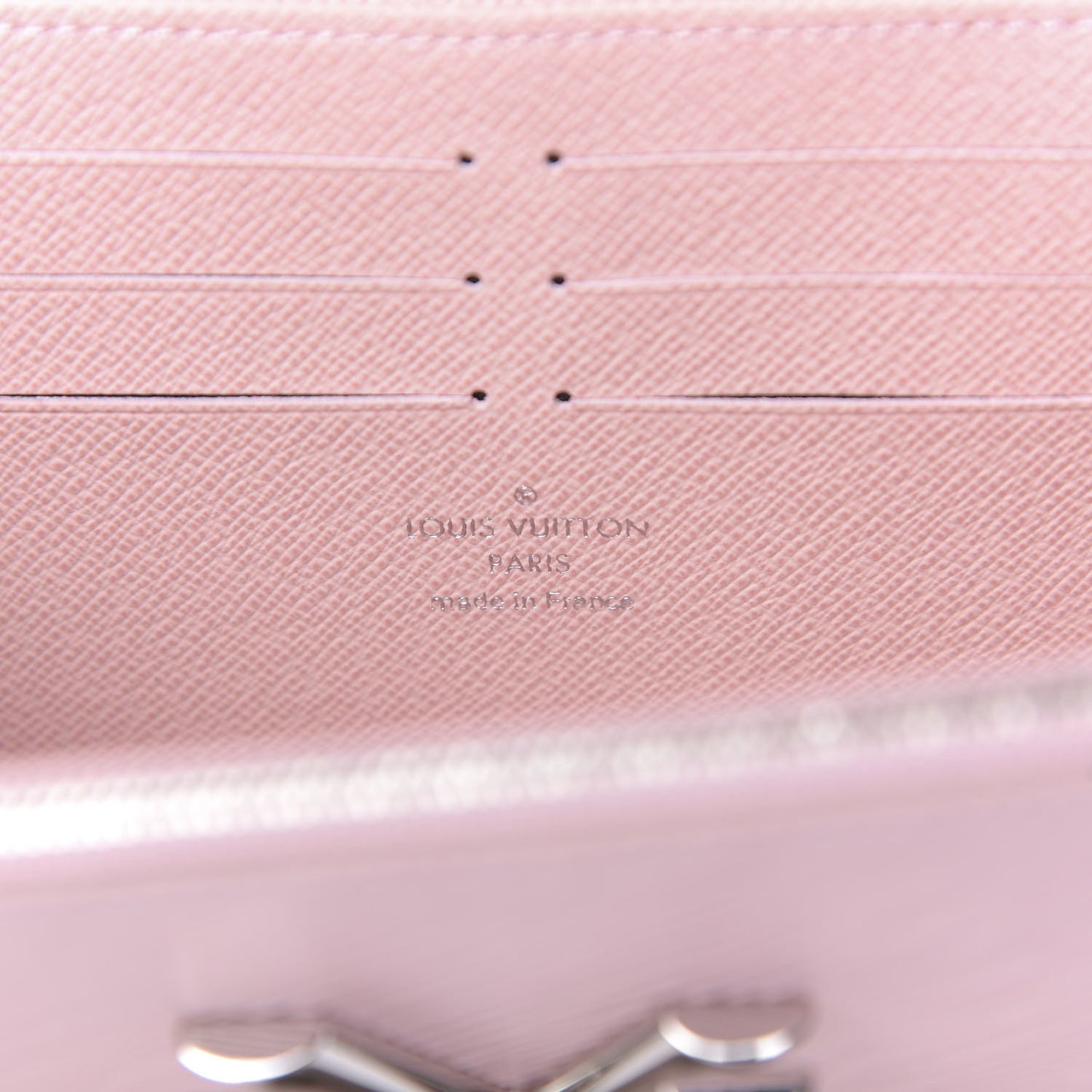 Epi Twist Chain Wallet Rose Ballerine