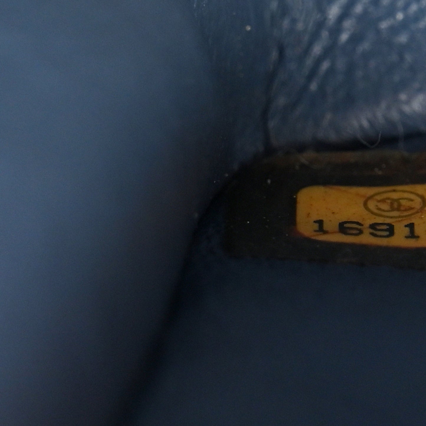 Lambskin Quilted Medium Double Flap Light Blue