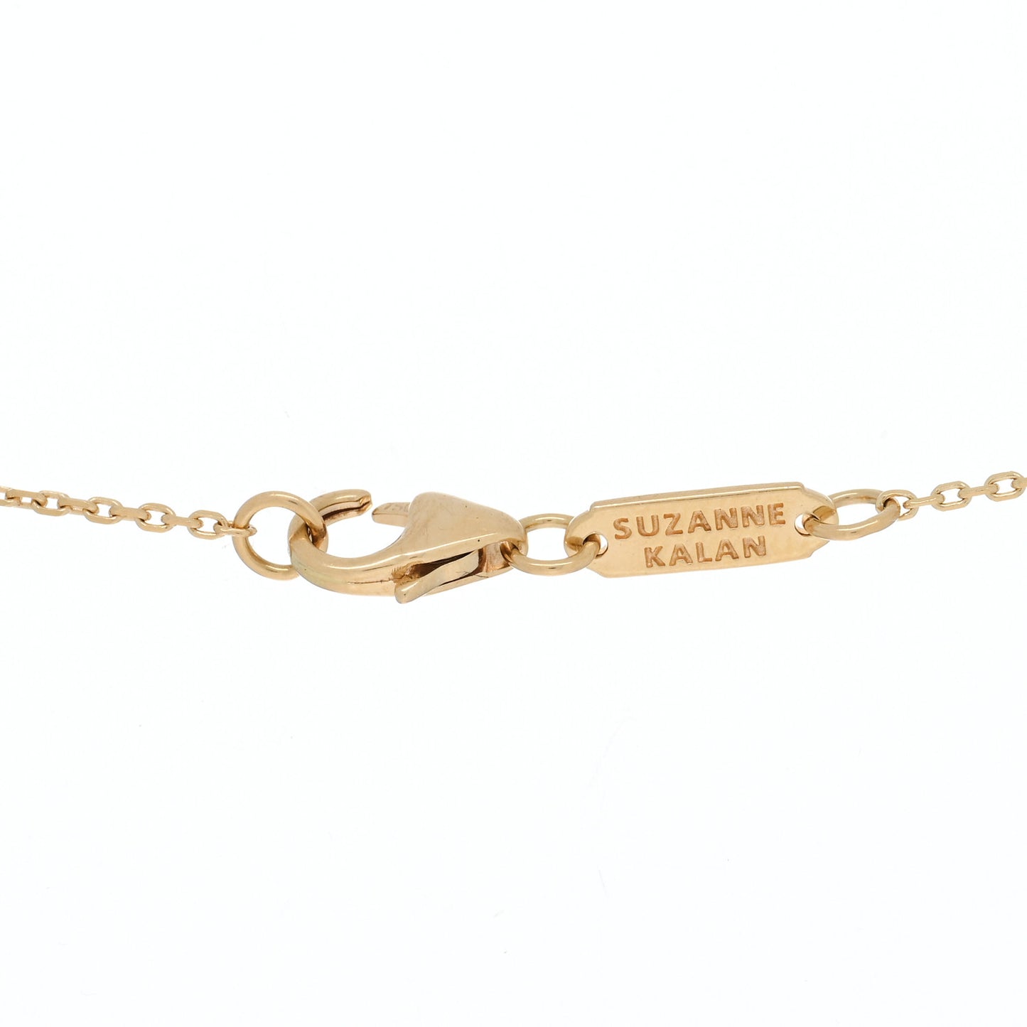 18K Yellow Gold Diamond Frenzy Bar Necklace