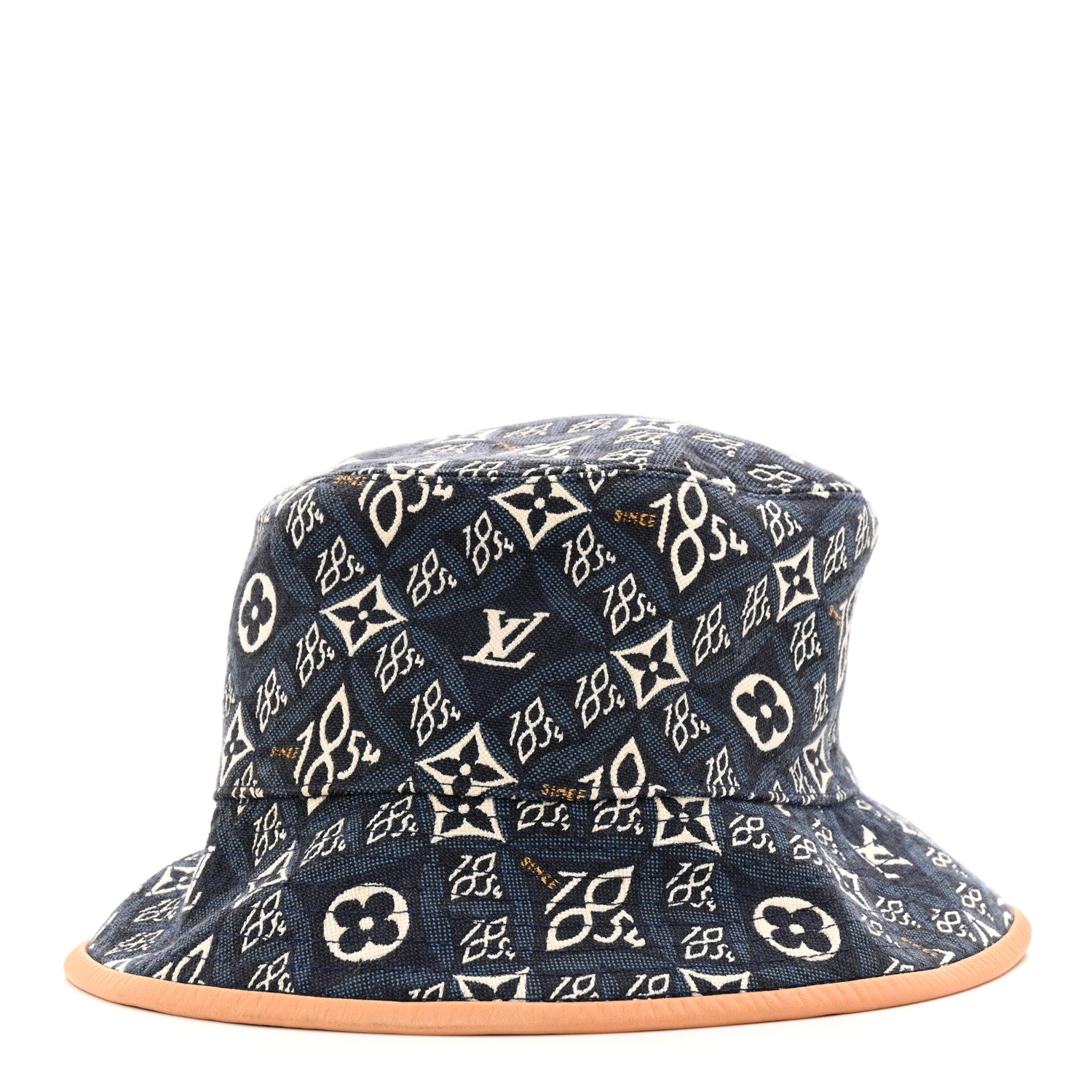 ルイヴィトン Since1854 ボブ バケットハット モノグラム ジャガード Louis Vuitton Jacquard Since 1854 Bucket Hat M Blue 1403325
