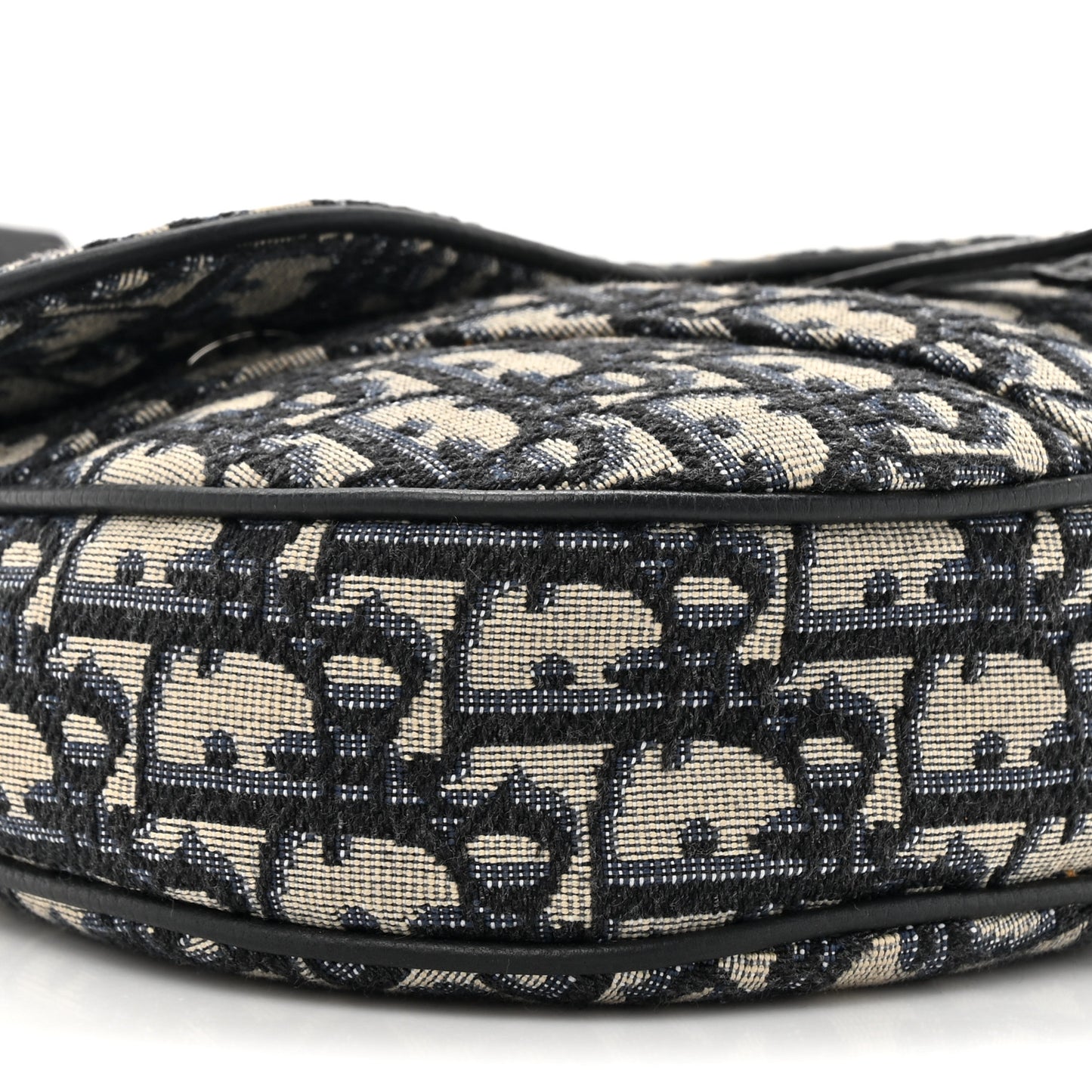 Oblique Mens Saddle Bag Blue