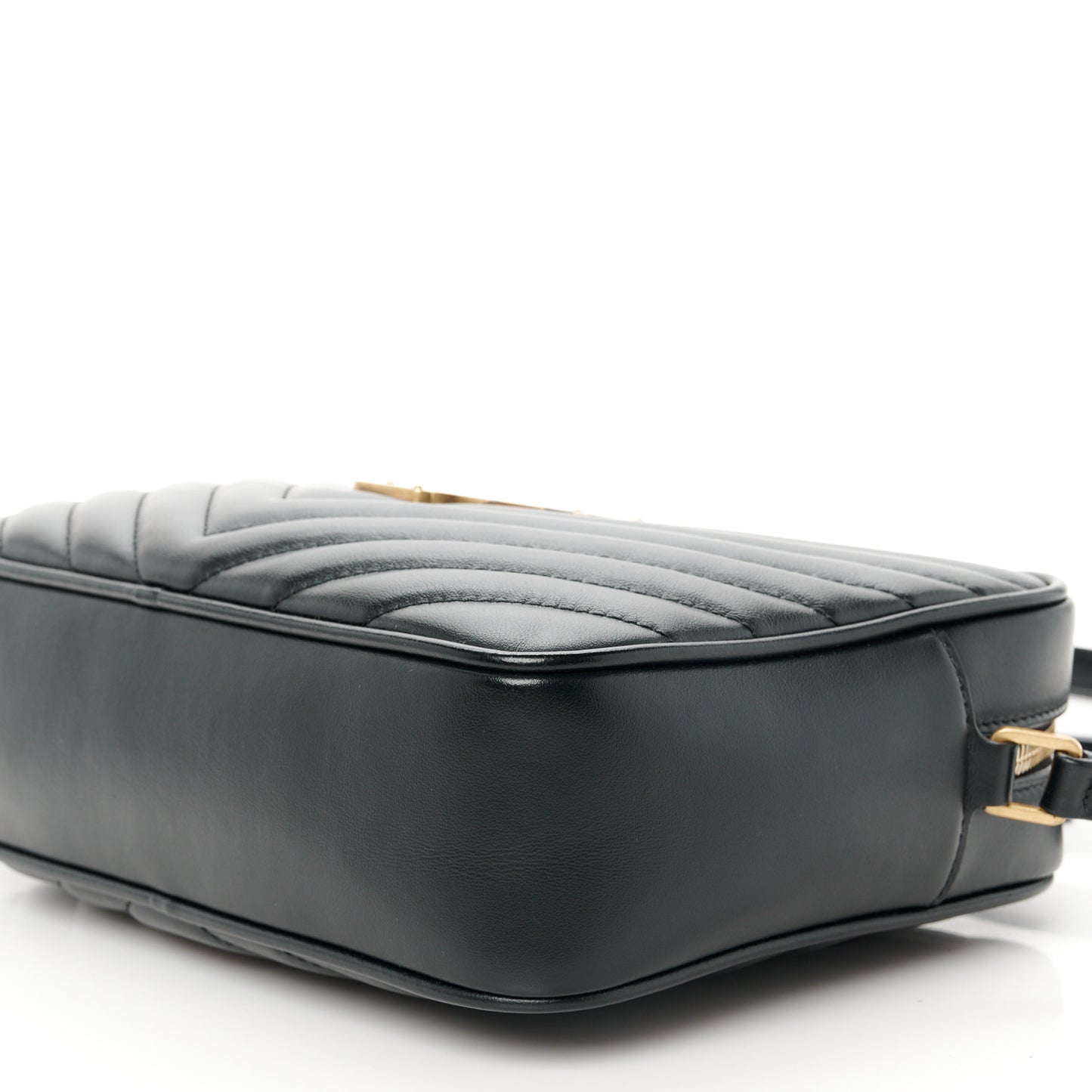 Calfskin Matelasse Monogram Lou Camera Bag Black