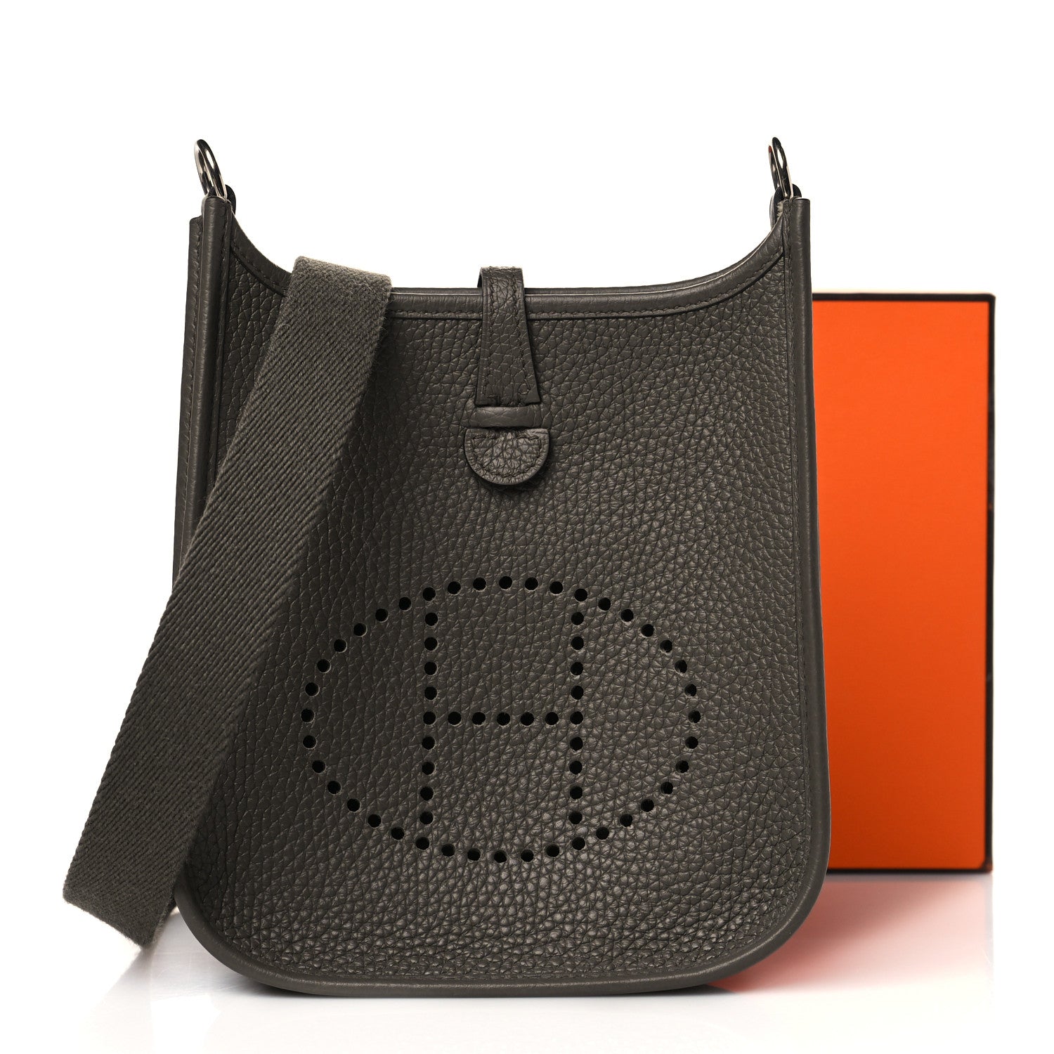 Hermes Taurillon Clemence Evelyne TPM Etain 11 of 11