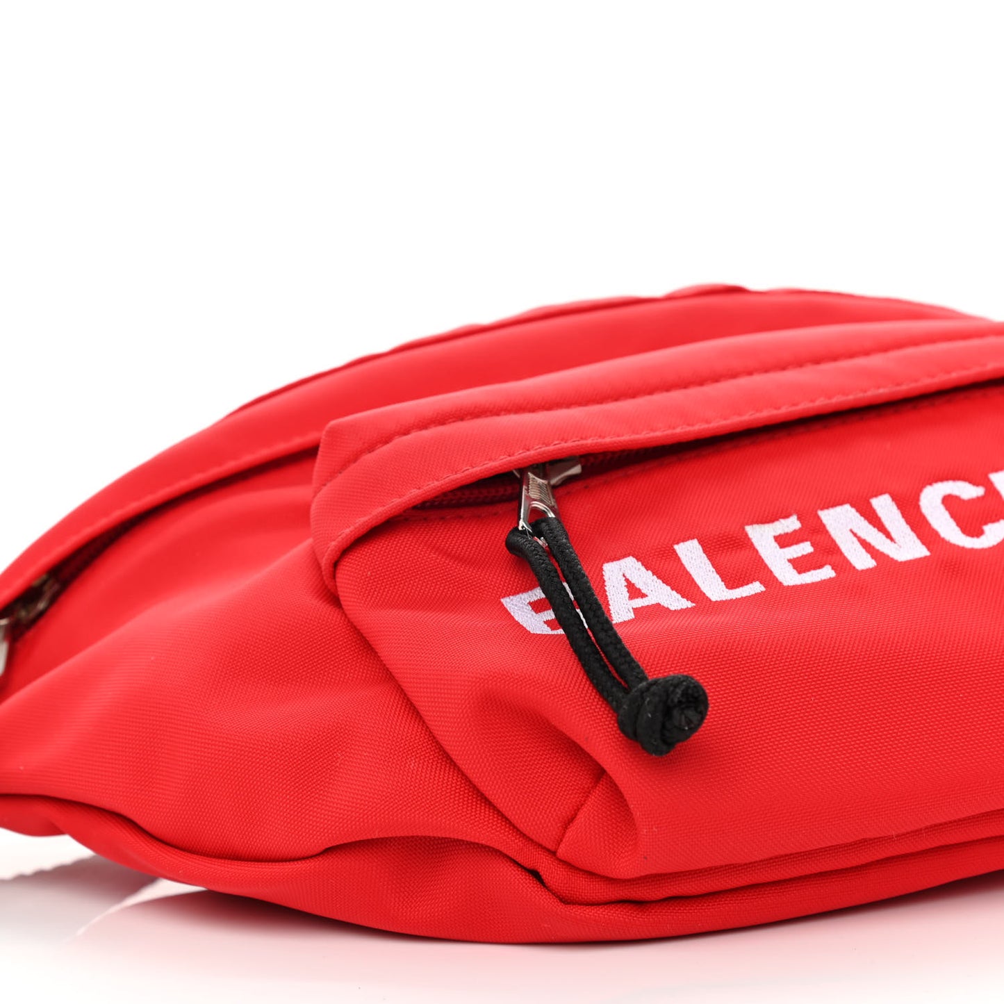 Sport Nylon Logo Embroidered Wheel Beltpack Bright Red White