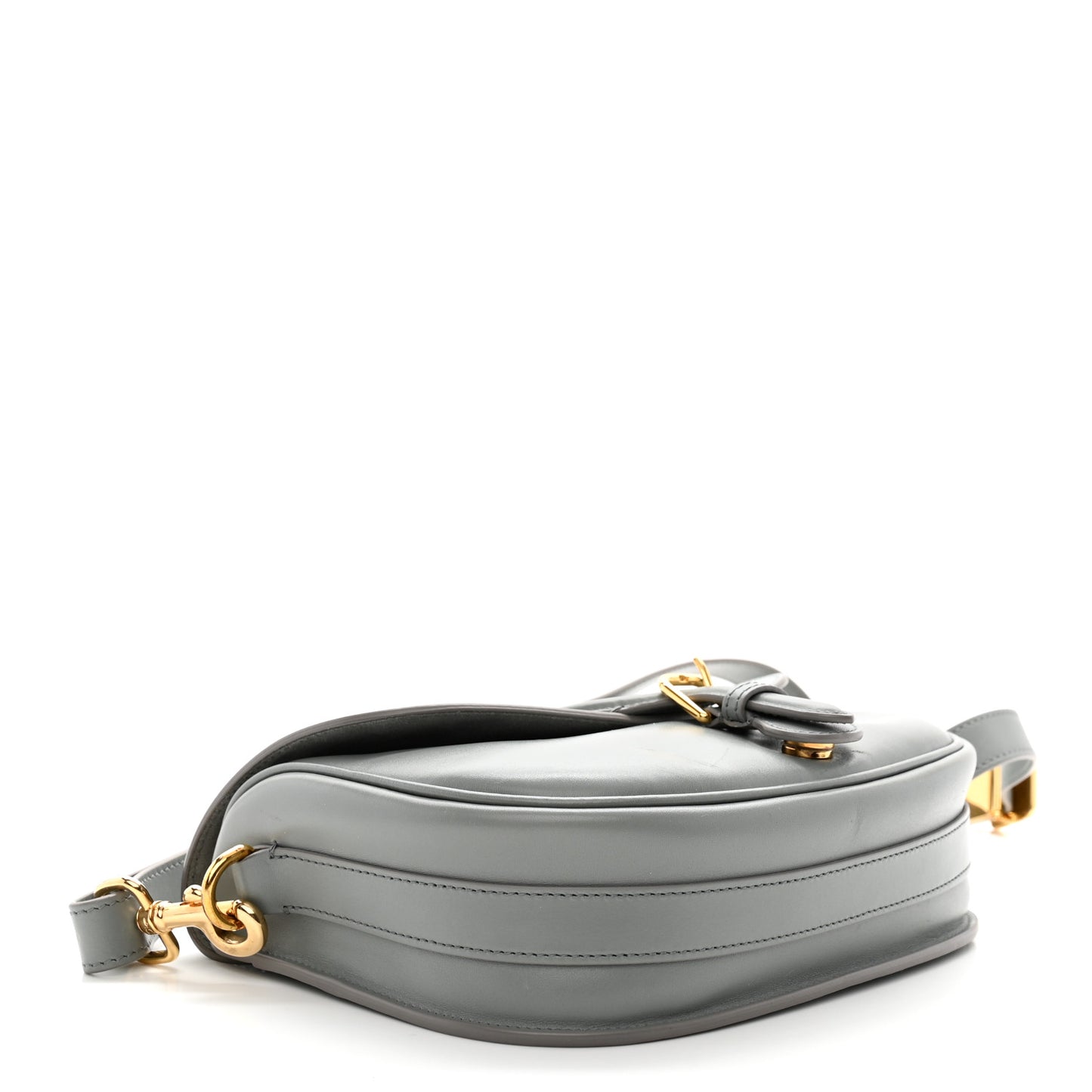 Box Calfskin Medium Bobby Flap Gray
