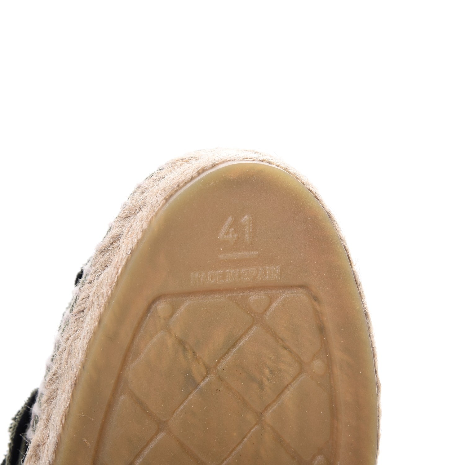 Chanel Fabric Camellia CC Espadrilles 41 Khaki 7 of 9