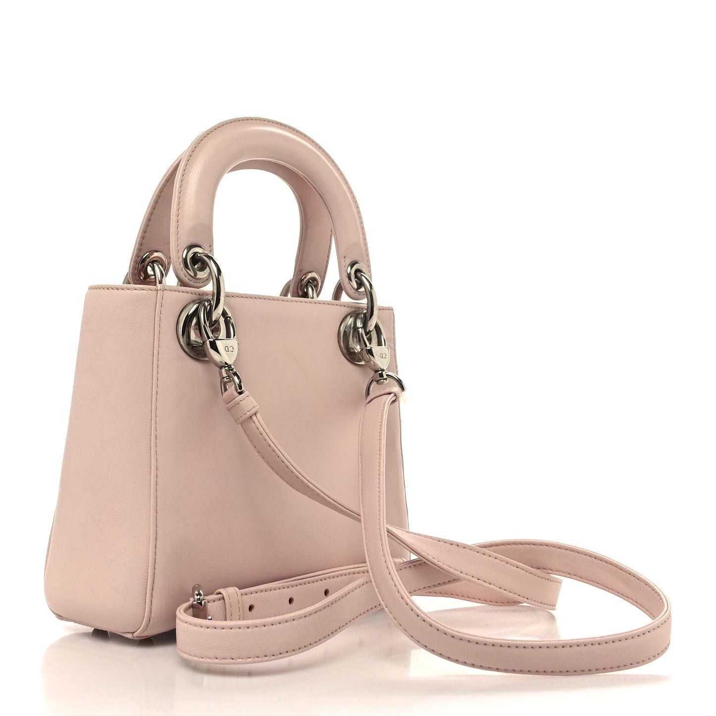 Lambskin Sequin Embroidered Mini Lady Dior Pink