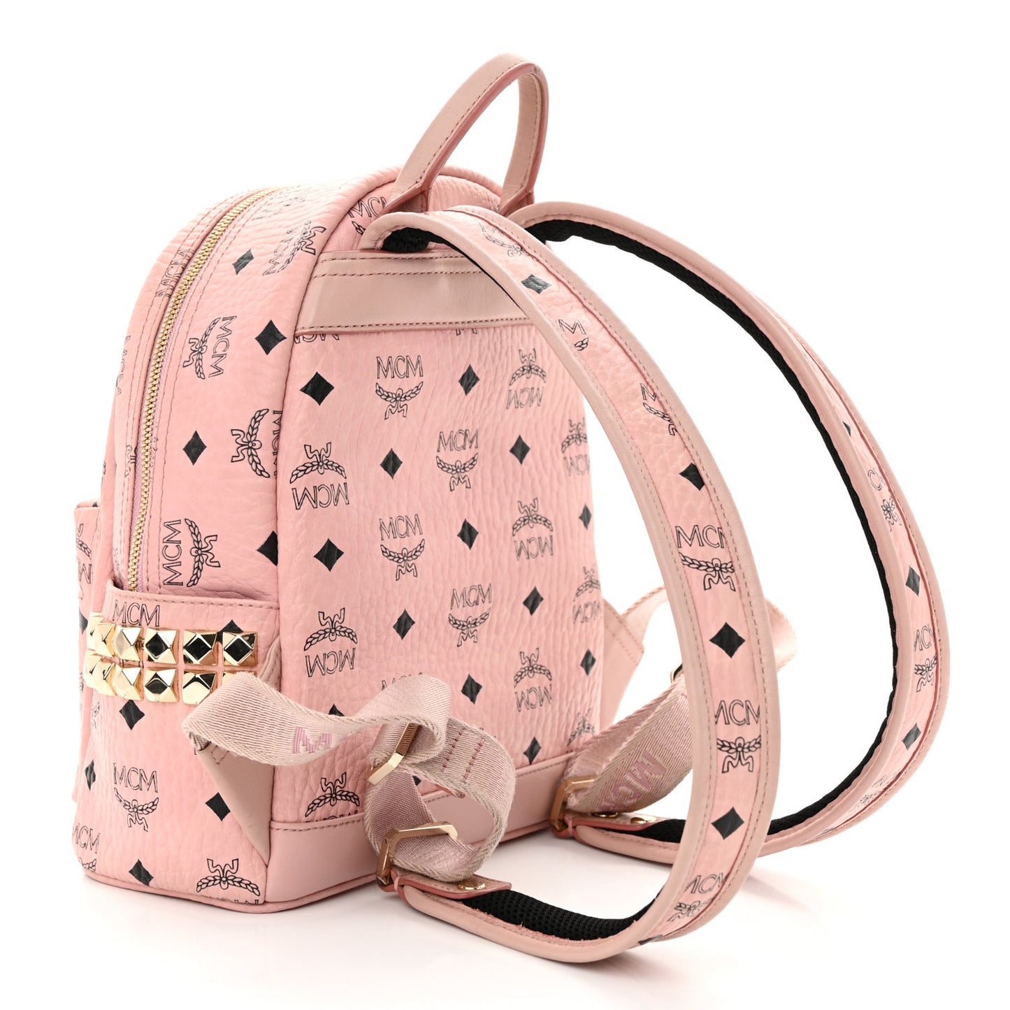 Visetos Small Side Stud Stark Backpack Soft Pink