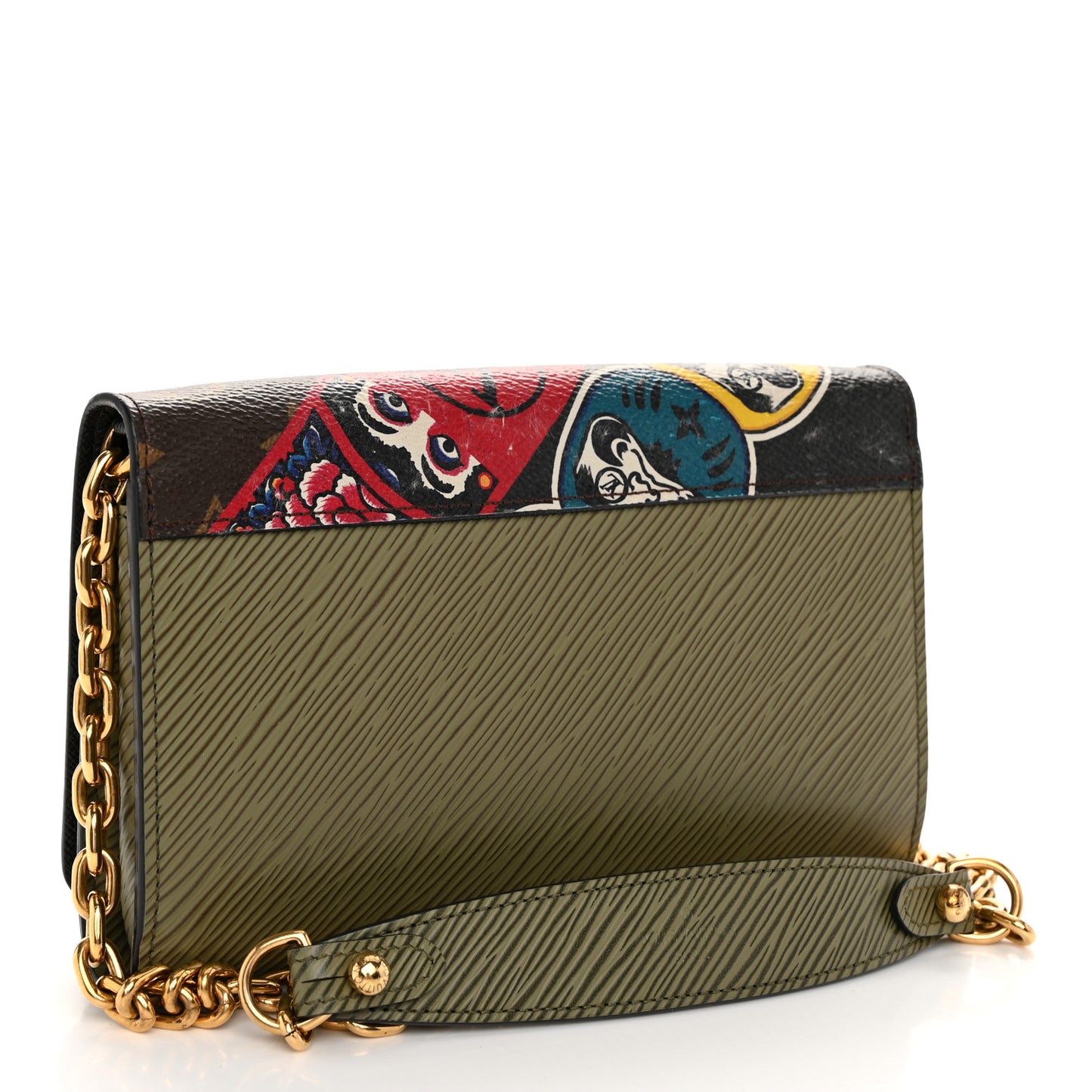 Monogram Epi Kabuki Twist Chain Wallet
