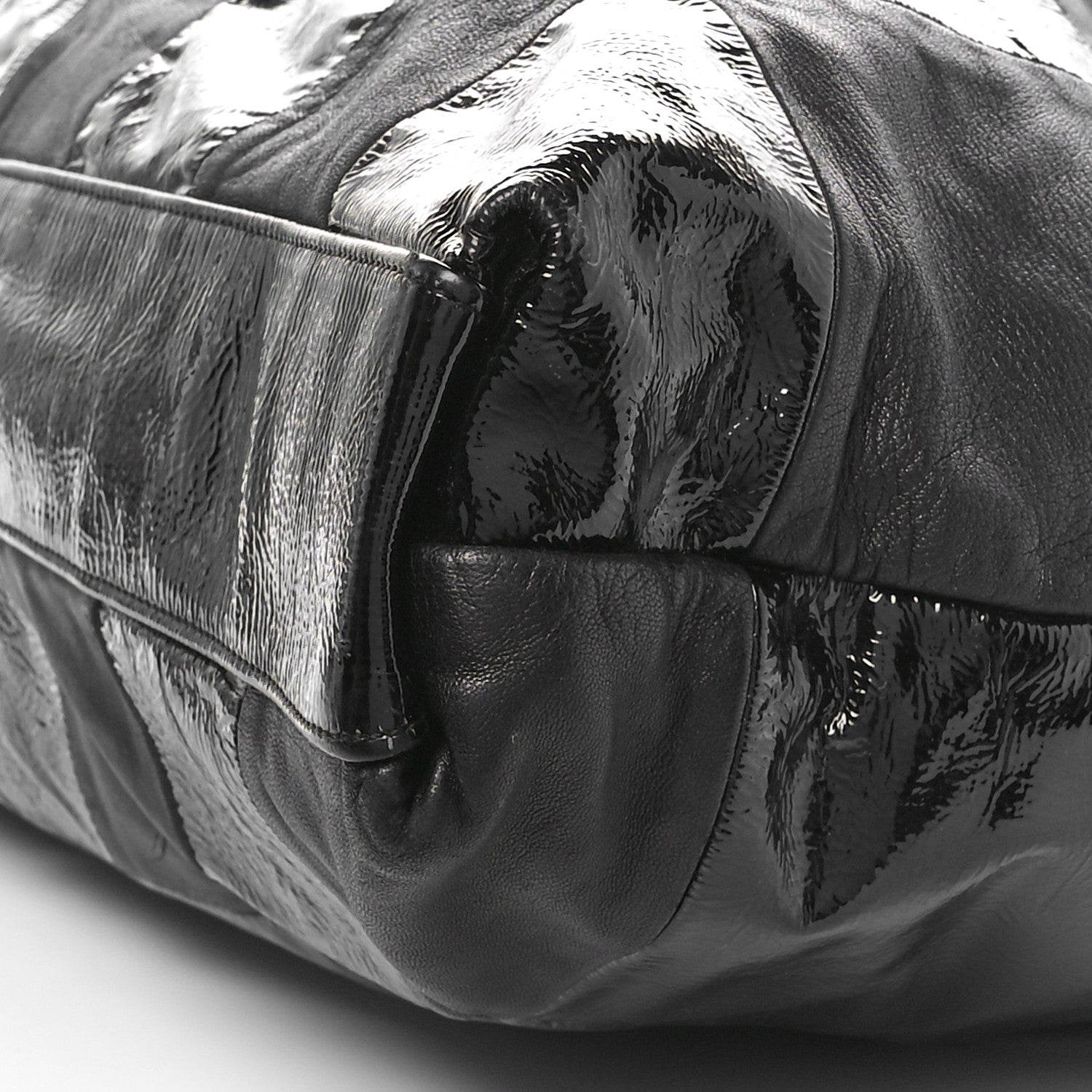 Chanel Patent Patchwork Large Brooklyn Tote Black 10 of 10