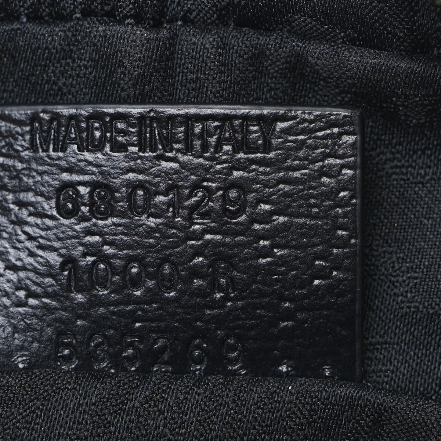 X Balenciaga BB Monogram Web Mini Ophidia Messenger Black