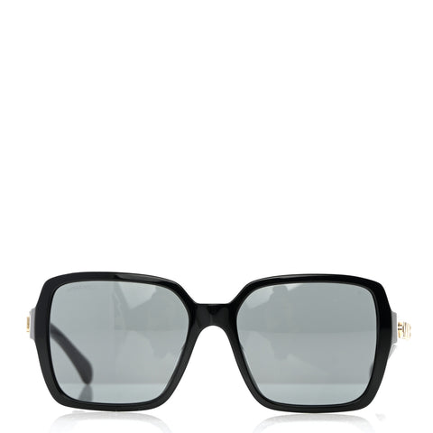 Acetate Square Sunglasses 5408-A Black