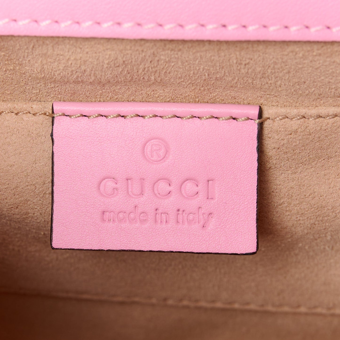 GG Supreme Monogram Strawberry Small Padlock Shoulder Bag