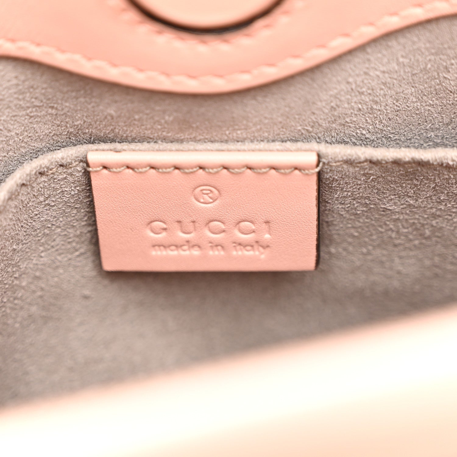 Gucci Nappa Bamboo Web Mini Nymphaea Top Handle Bag Perfect Pink Mystic White 6 of 11