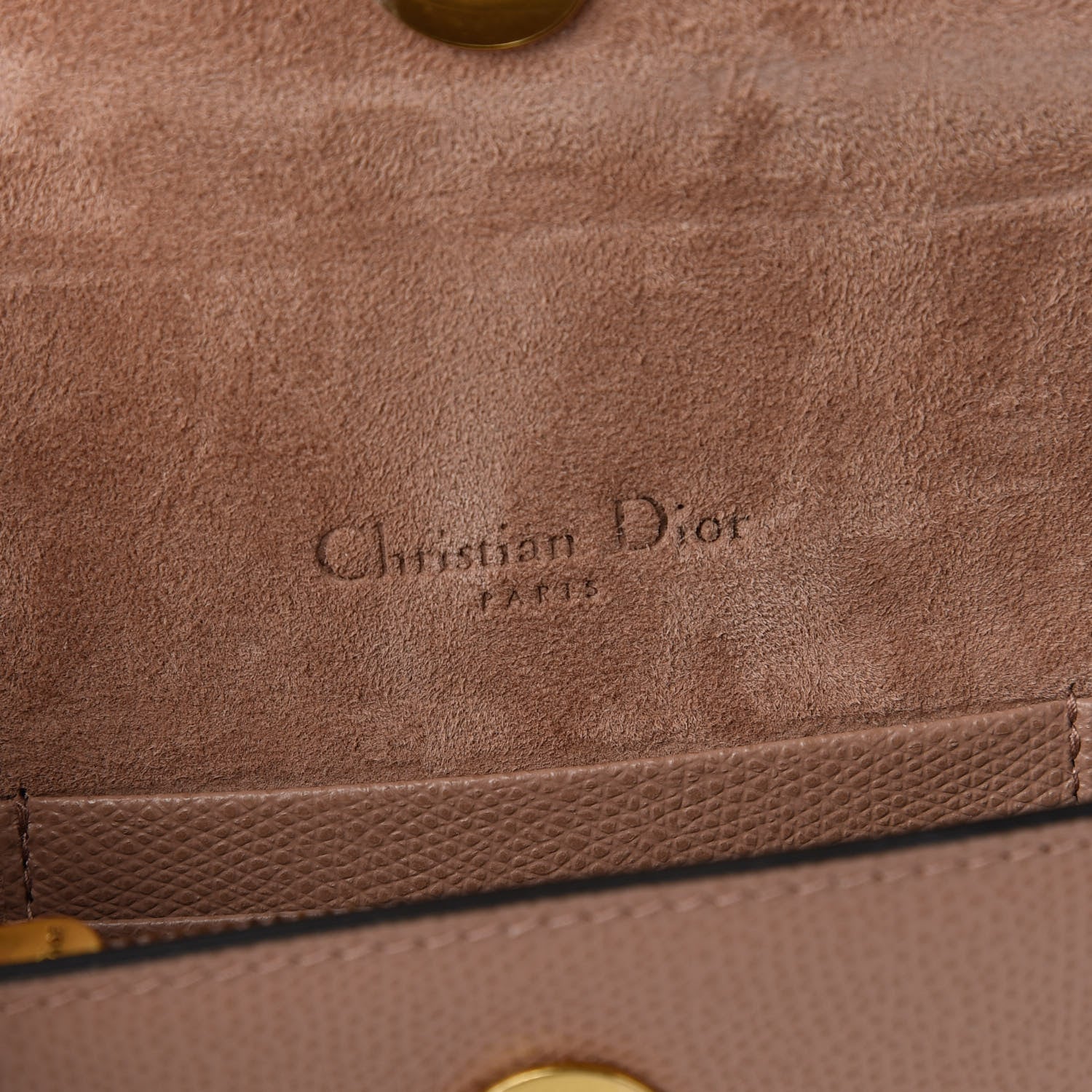 Christian Dior Grained Calfskin Saddle Clutch Fard 8 of 10