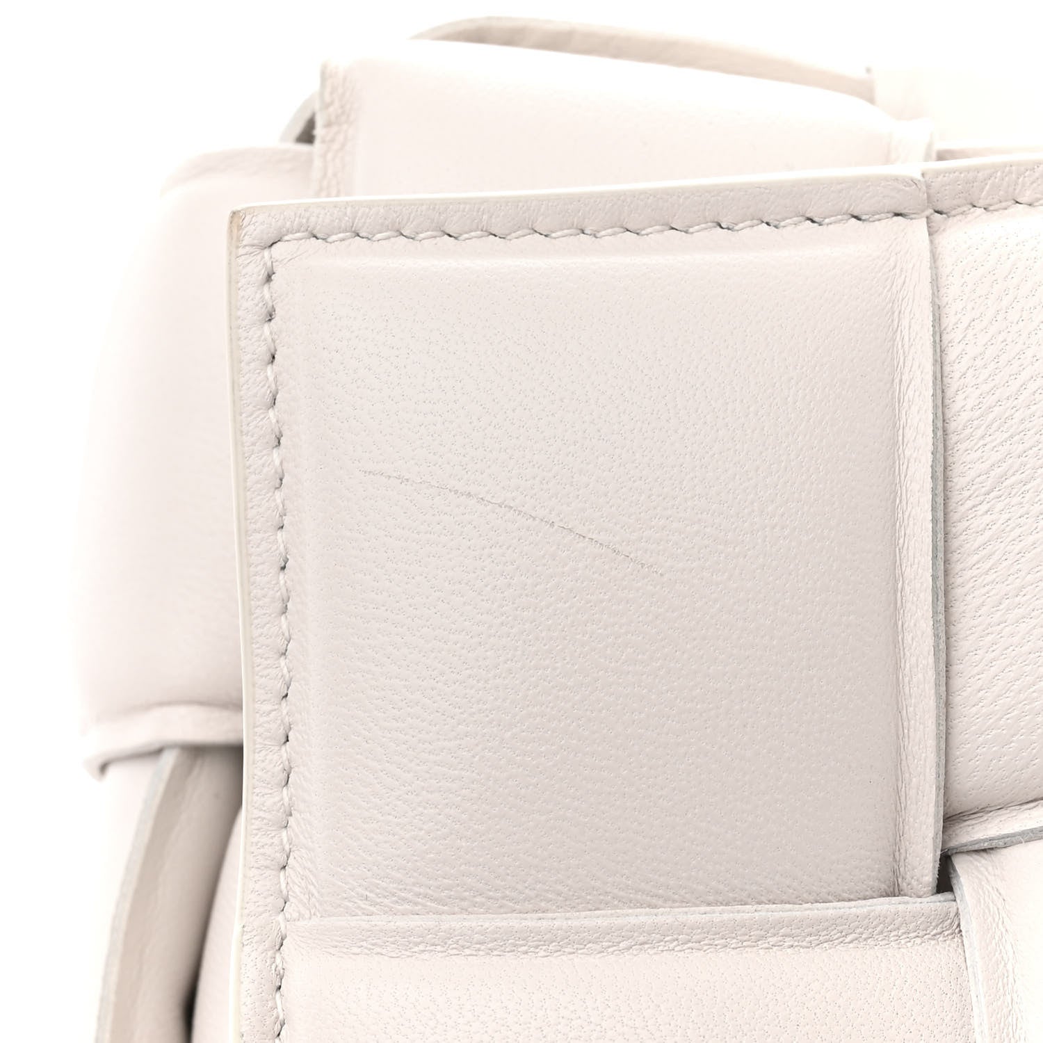 Bottega Veneta Nappa Maxi Intreccio Padded Cassette Crossbody Bag Chalk 18 of 18