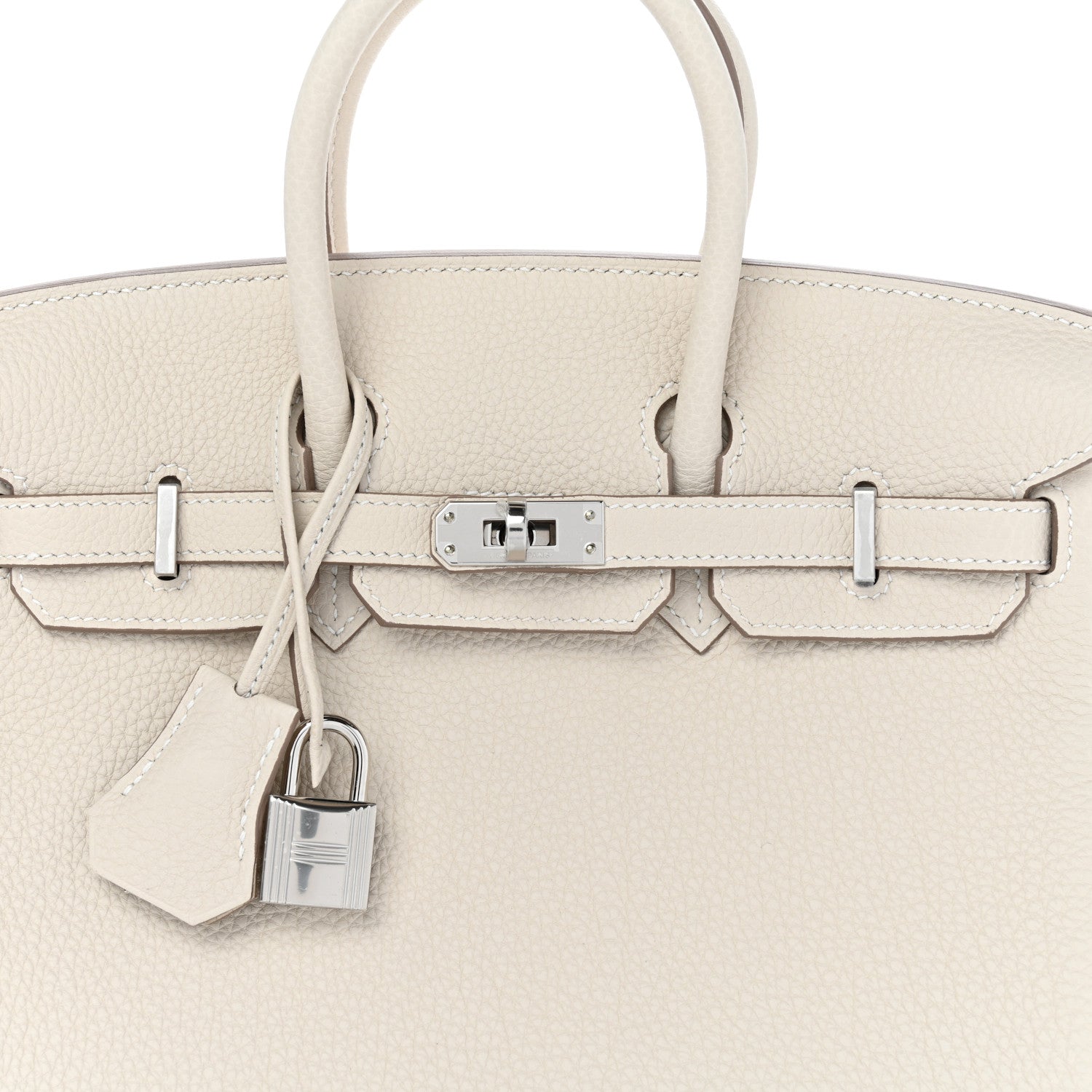 Hermes Togo Birkin 25 Craie 7 of 10