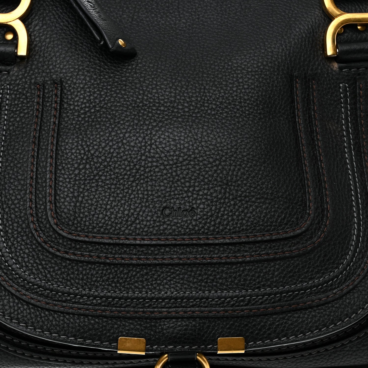Chloe Calfskin Small Marcie Satchel Black 7 of 11