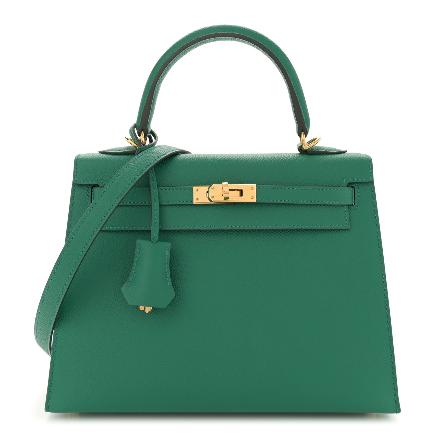 Epsom Kelly Sellier 25 Vert Vertigo