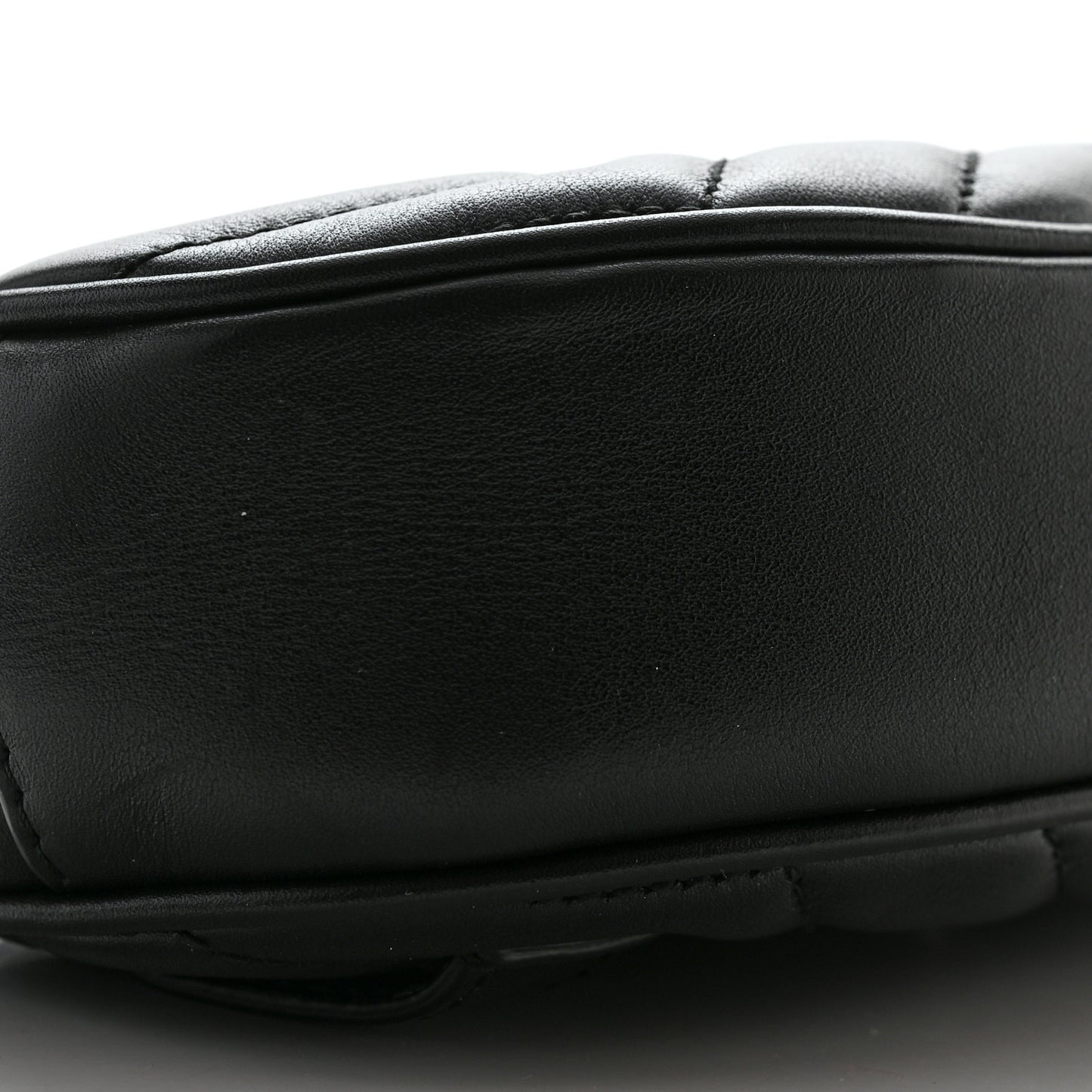 Calfskin Matelasse GG Marmont Belt Bag 75 30 Black