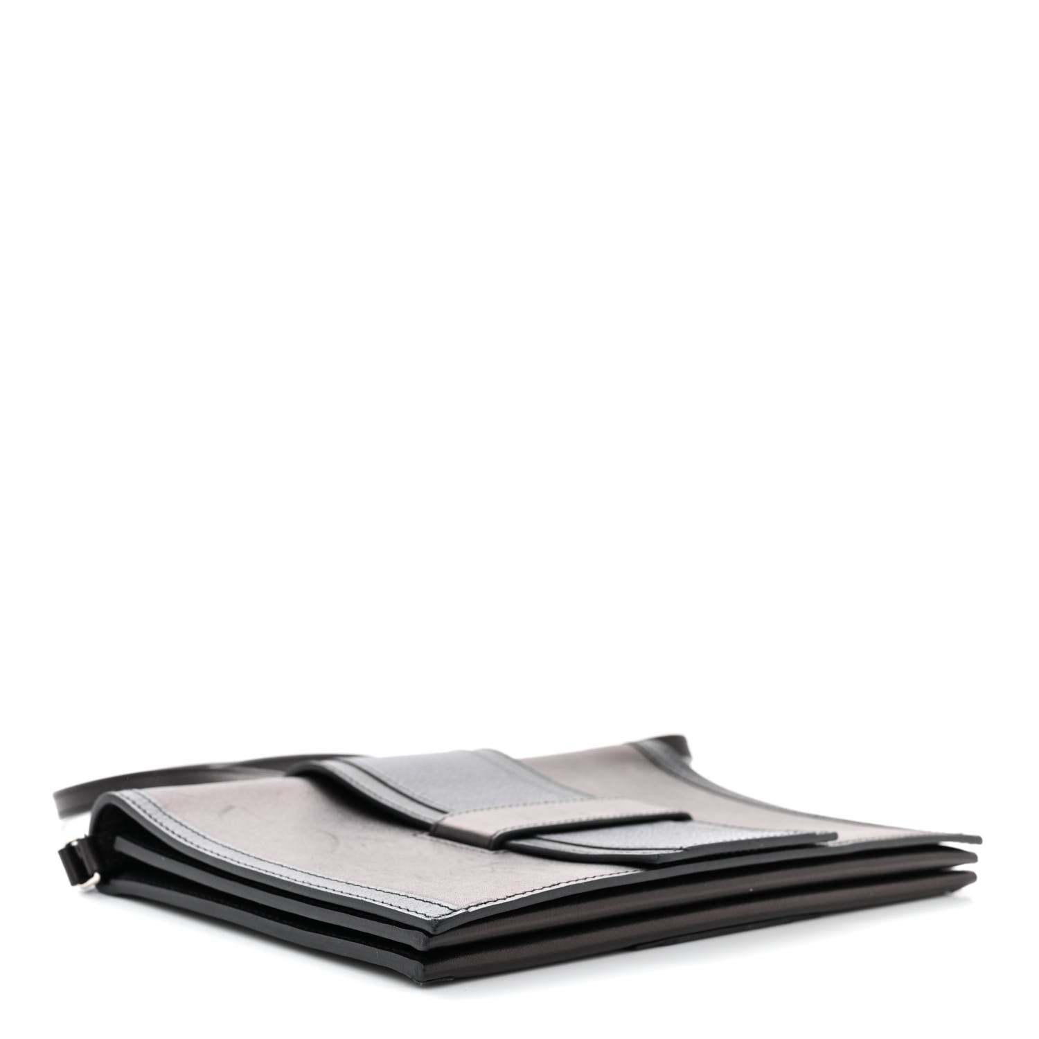 Hermes Evergrain Evercolor H Passant Clutch Bleu Indigo Black Bleu Nuit 4 of 12