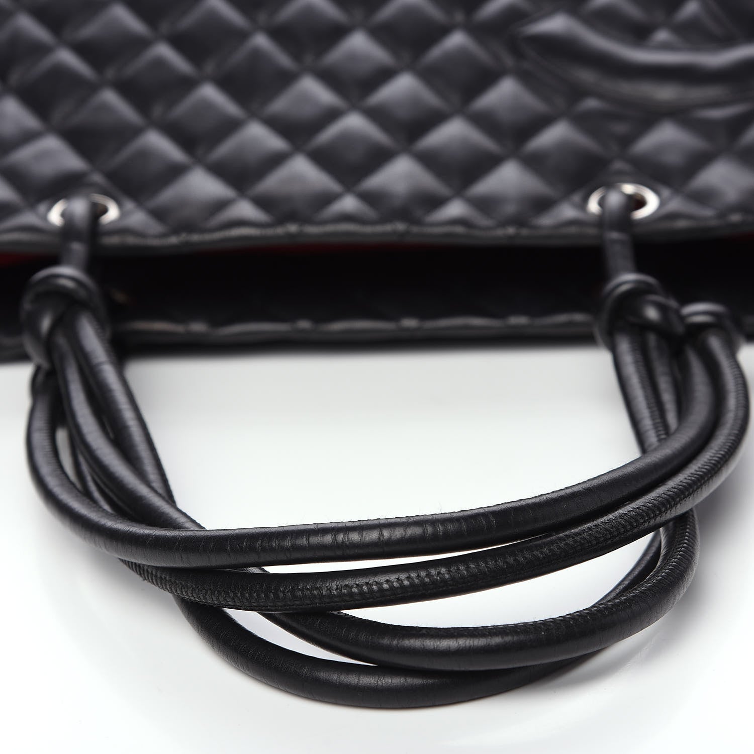 Chanel Calfskin Quilted Large Cambon Tote Black 10 of 14